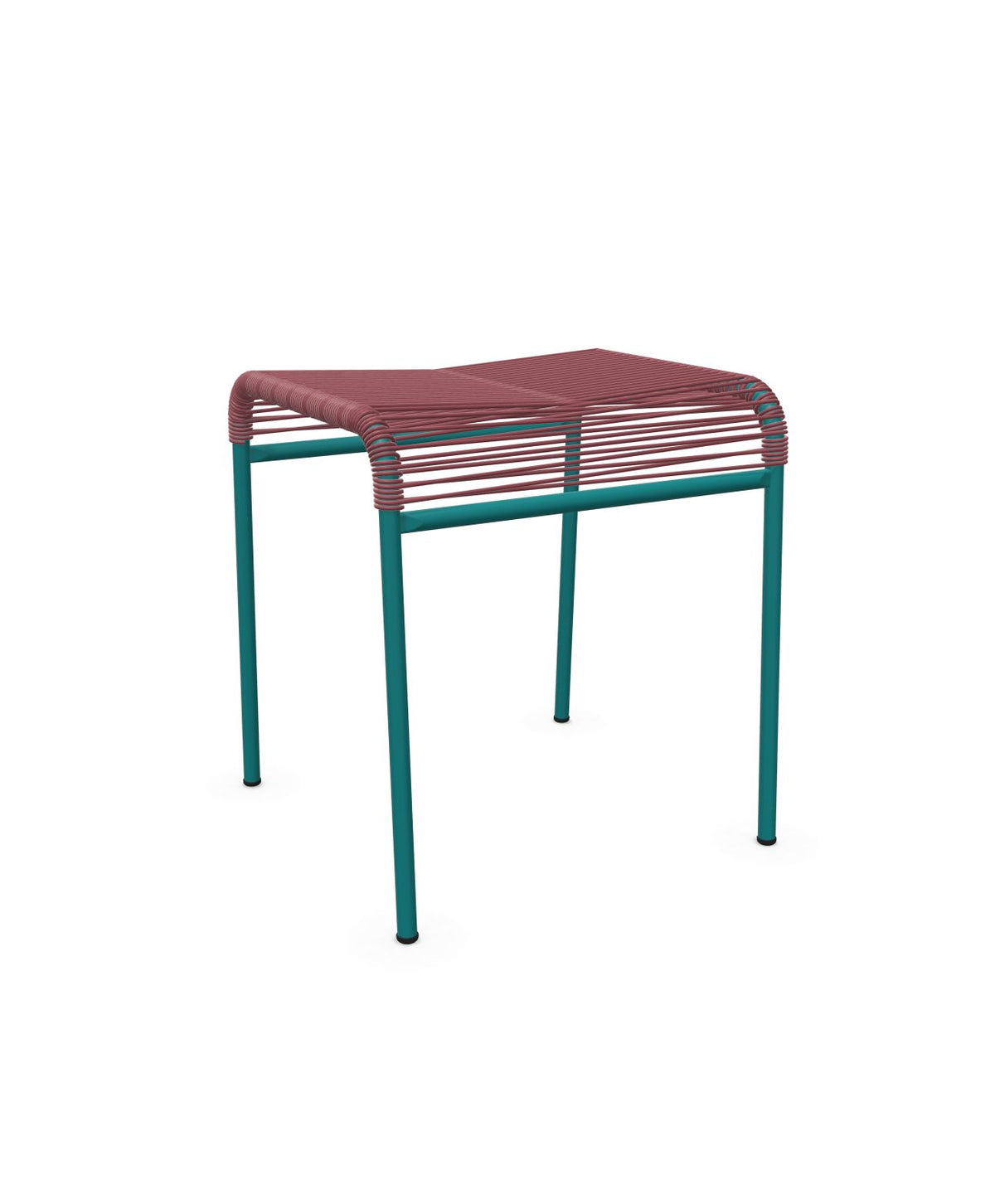 Schaffner Säntis Tabouret Spaghetti Bordeaux 38 Bleu Kali 56