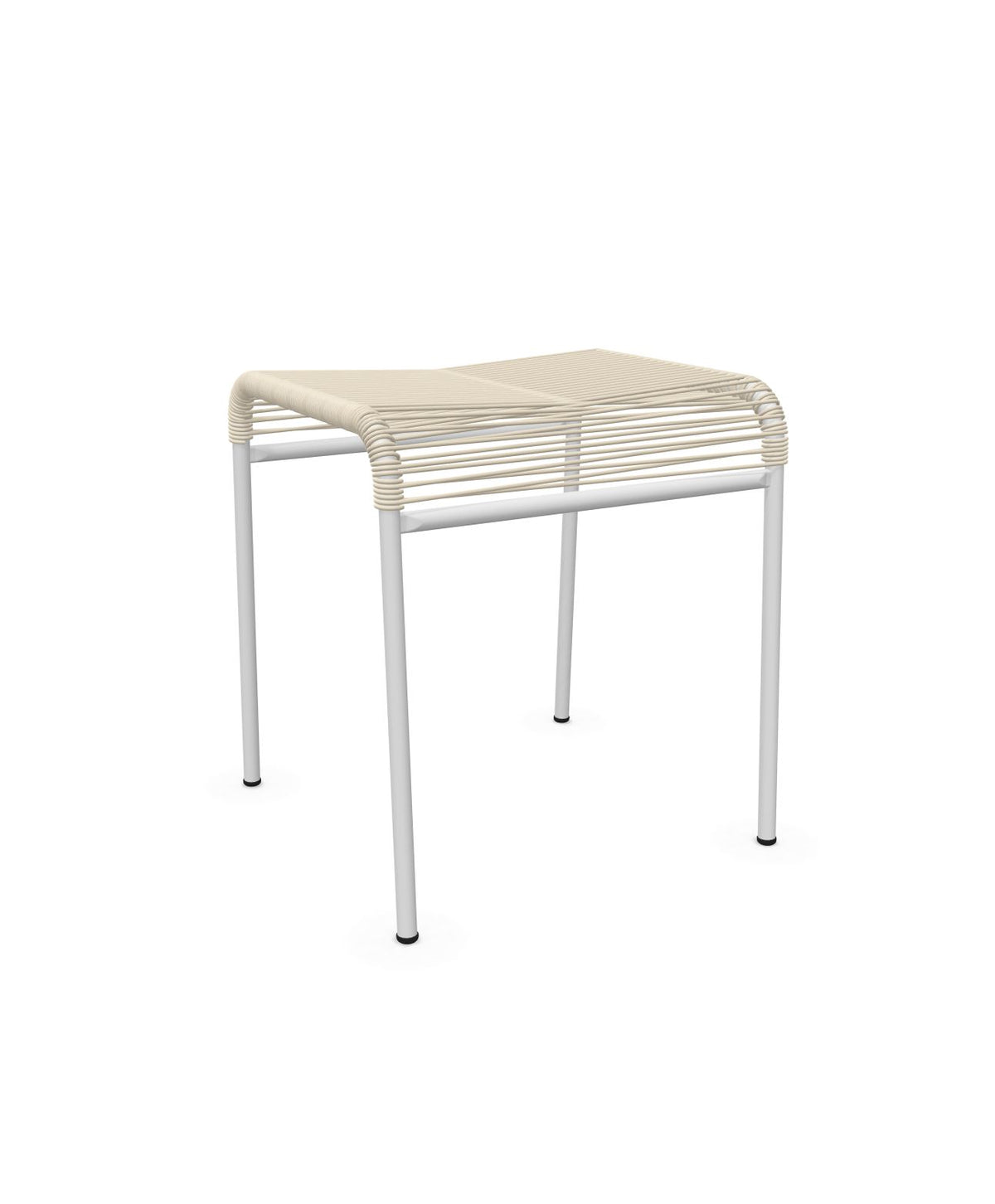 Schaffner Säntis Tabouret Spaghetti Sable Pastel 15 Blanc 90
