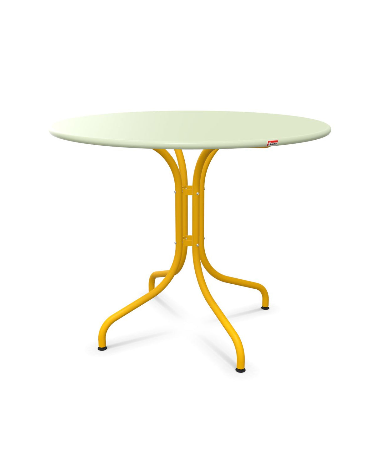 Schaffner St. Moritz Table repas fixe Ø90cm Vert Pastel 64 Jaune 11