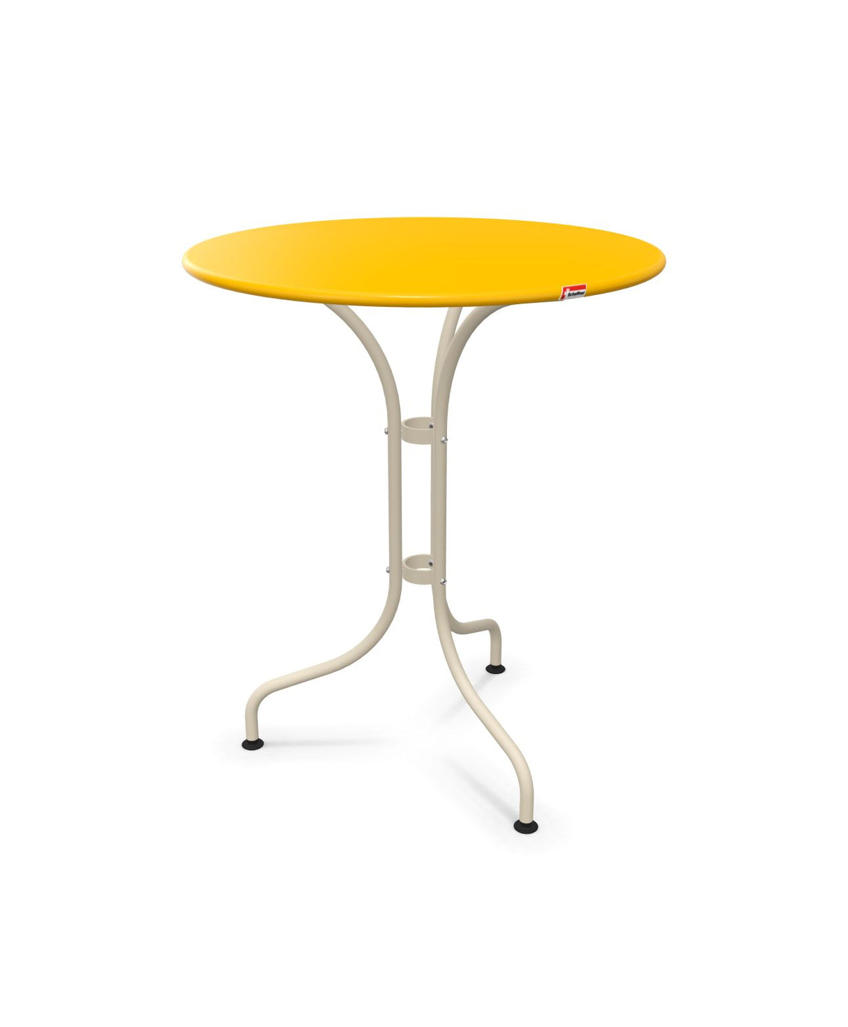 Schaffner St. Moritz Table repas rabattable Ø60cm Jaune 11 Sable Pastel 15
