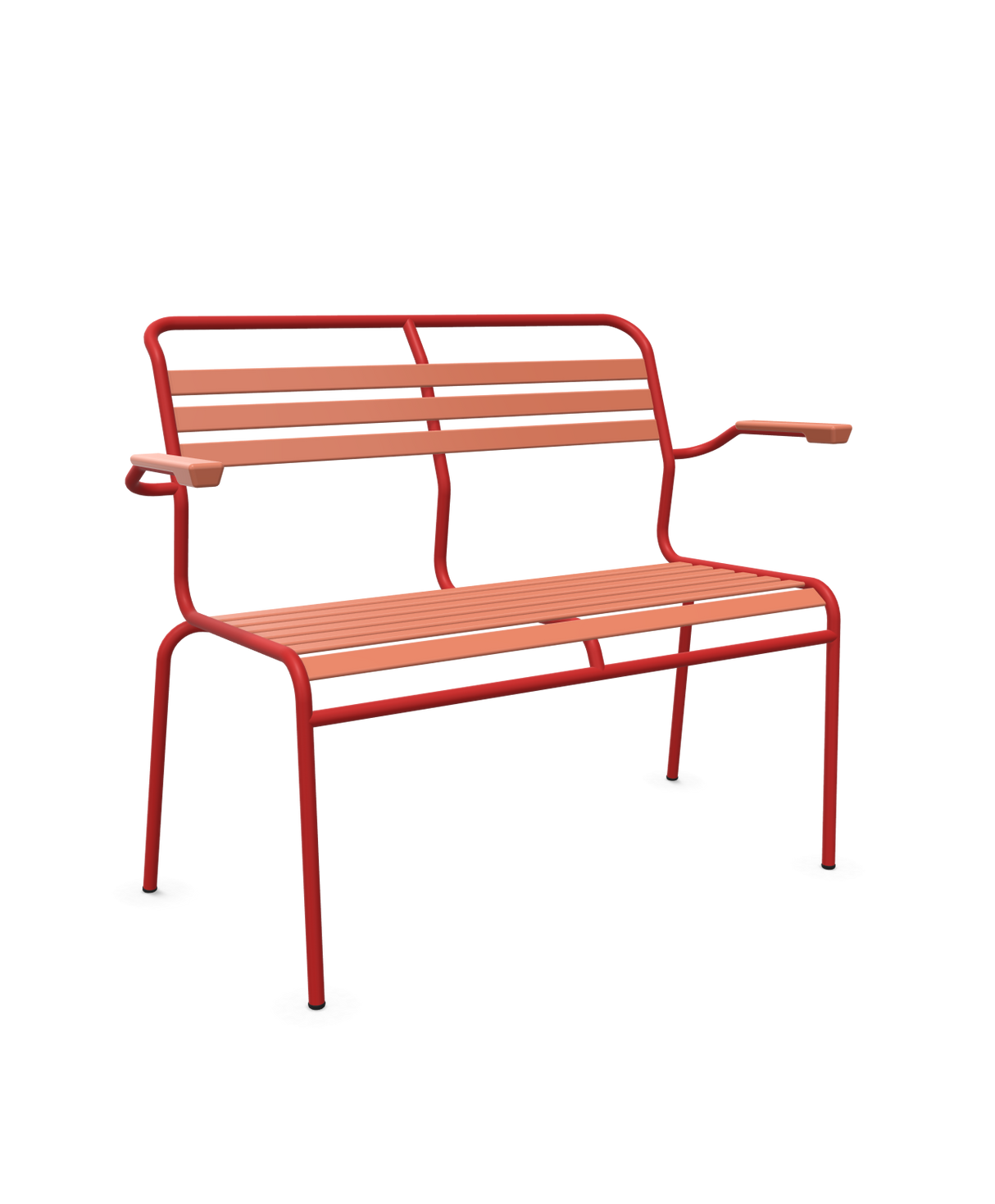 Schaffner Säntis Banc à lattes 2 places avec accoudoirs
