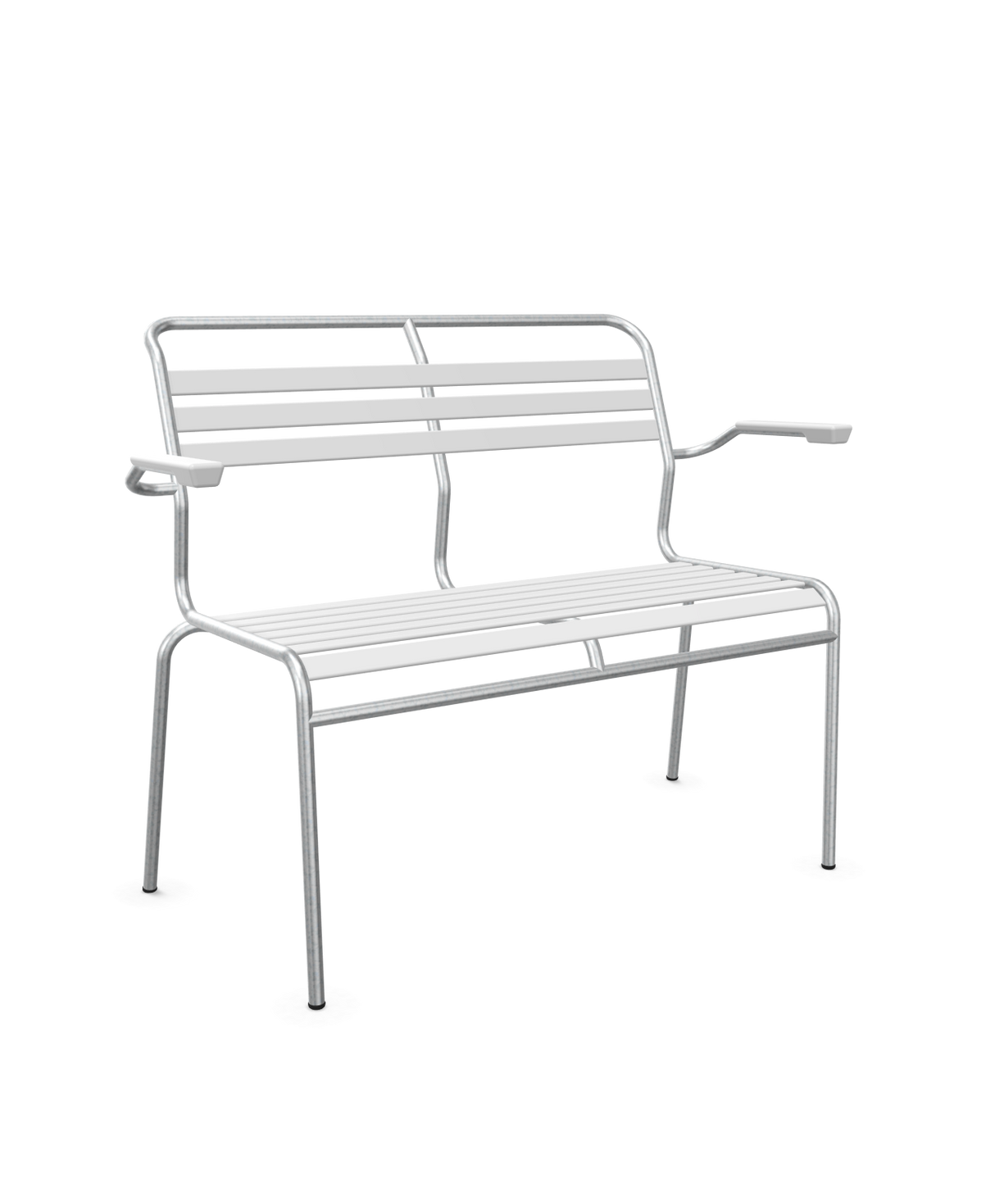Schaffner Säntis Banc à lattes 2 places avec accoudoirs