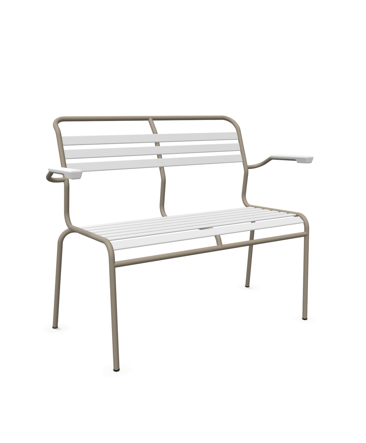 Schaffner Säntis Banc à lattes 2 places avec accoudoirs