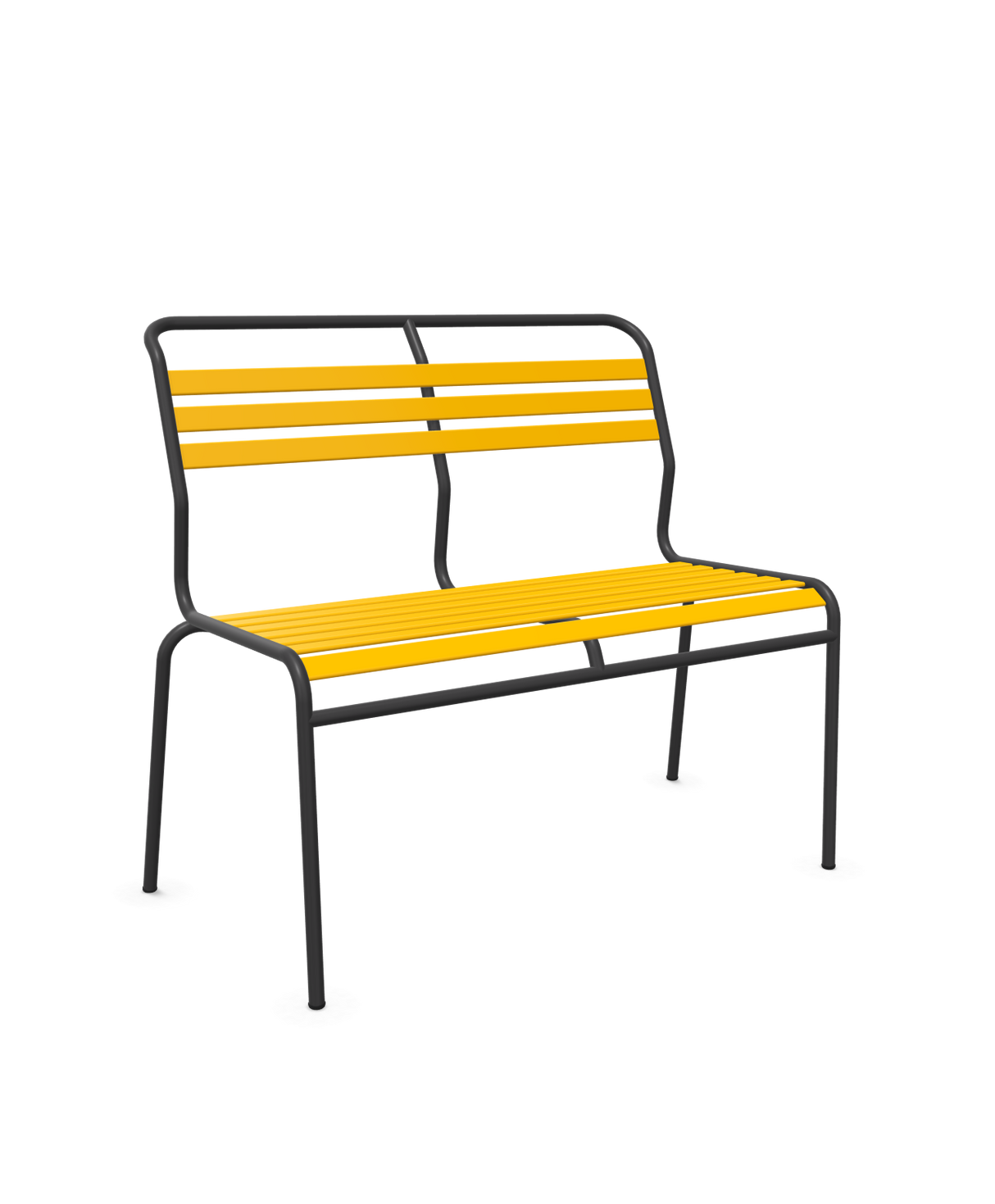 Schaffner Säntis Banc à lattes 2 places sans accoudoirs