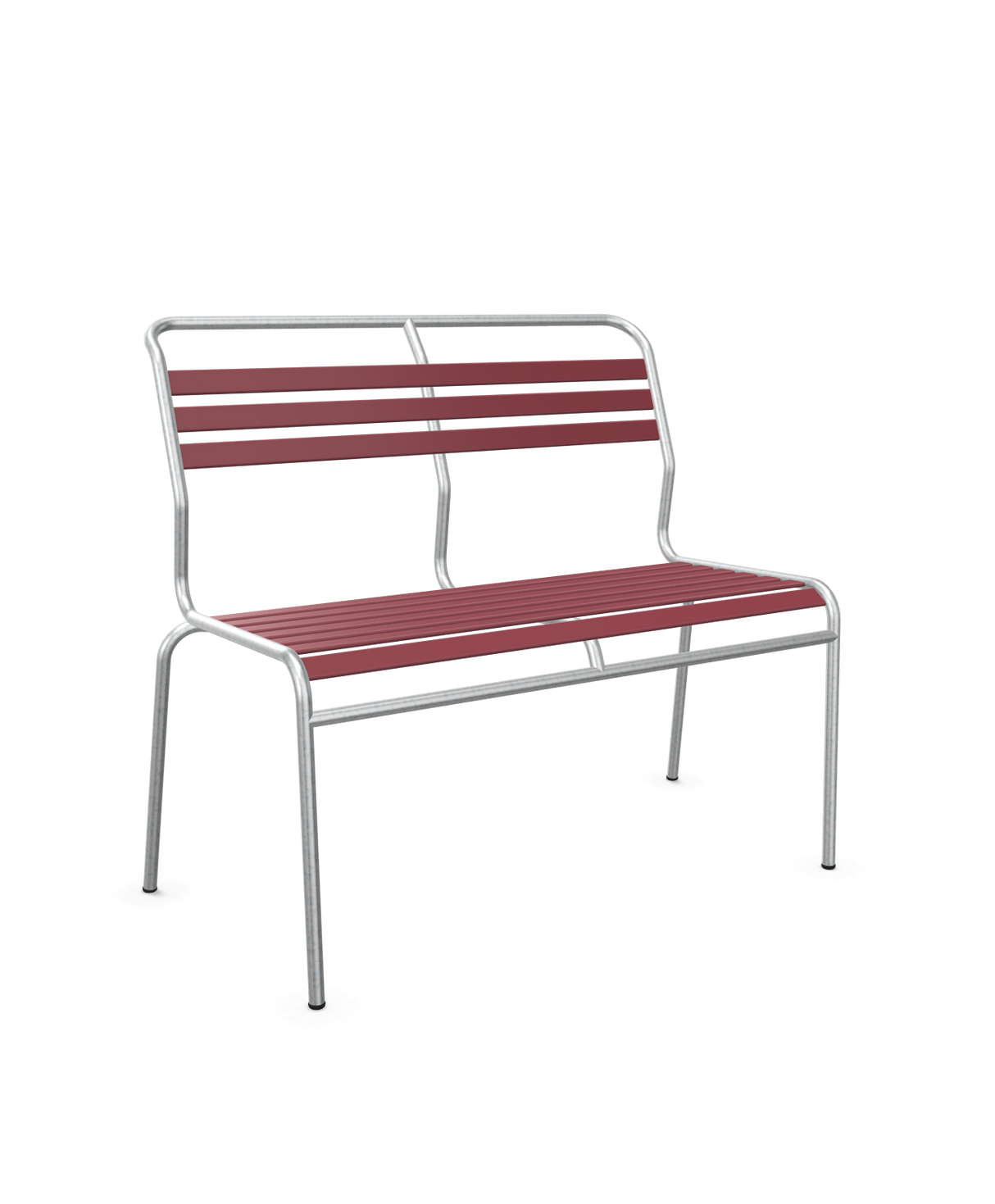 Schaffner Säntis Banc à lattes 2 places sans accoudoirs