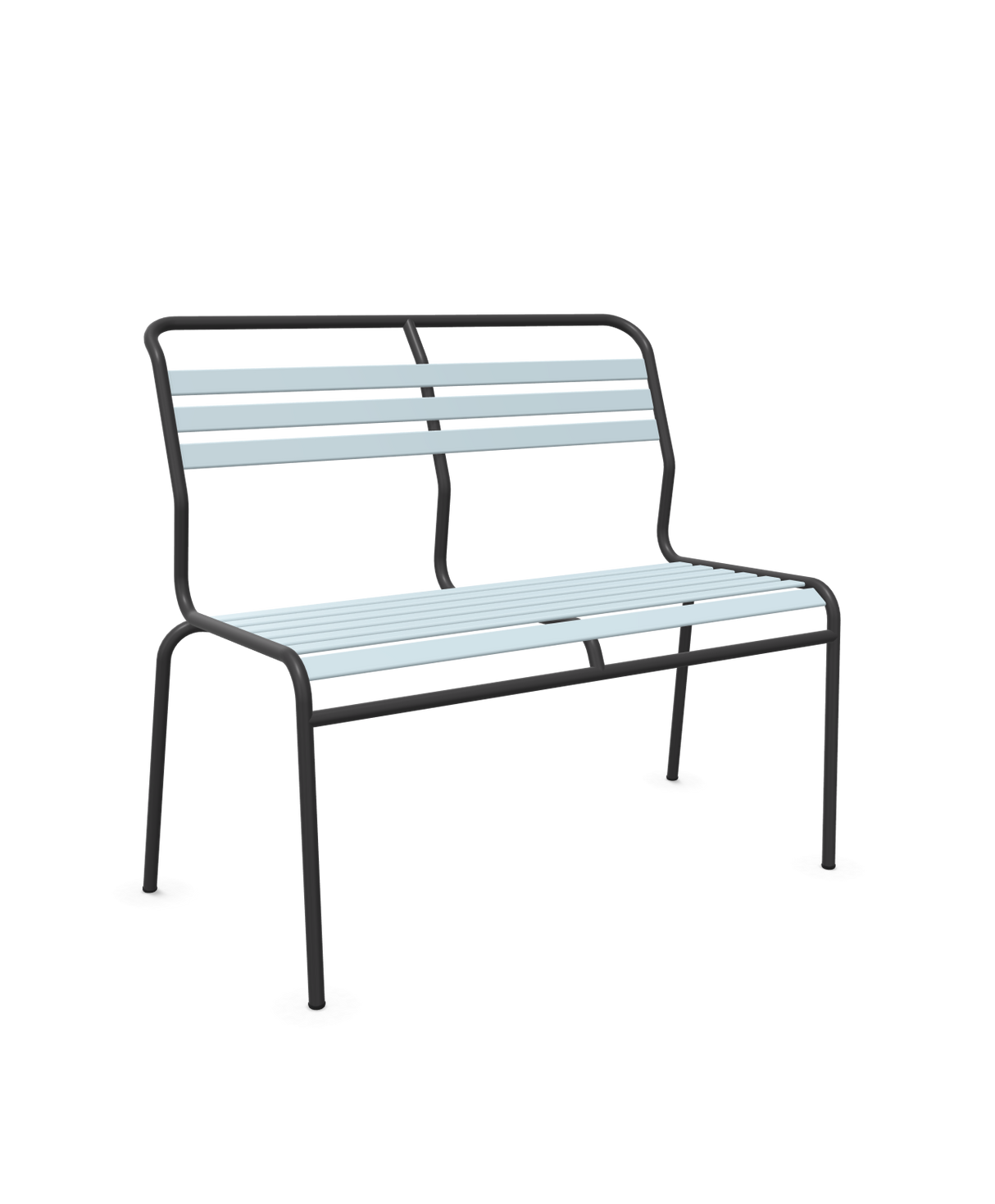 Schaffner Säntis Banc à lattes 2 places sans accoudoirs