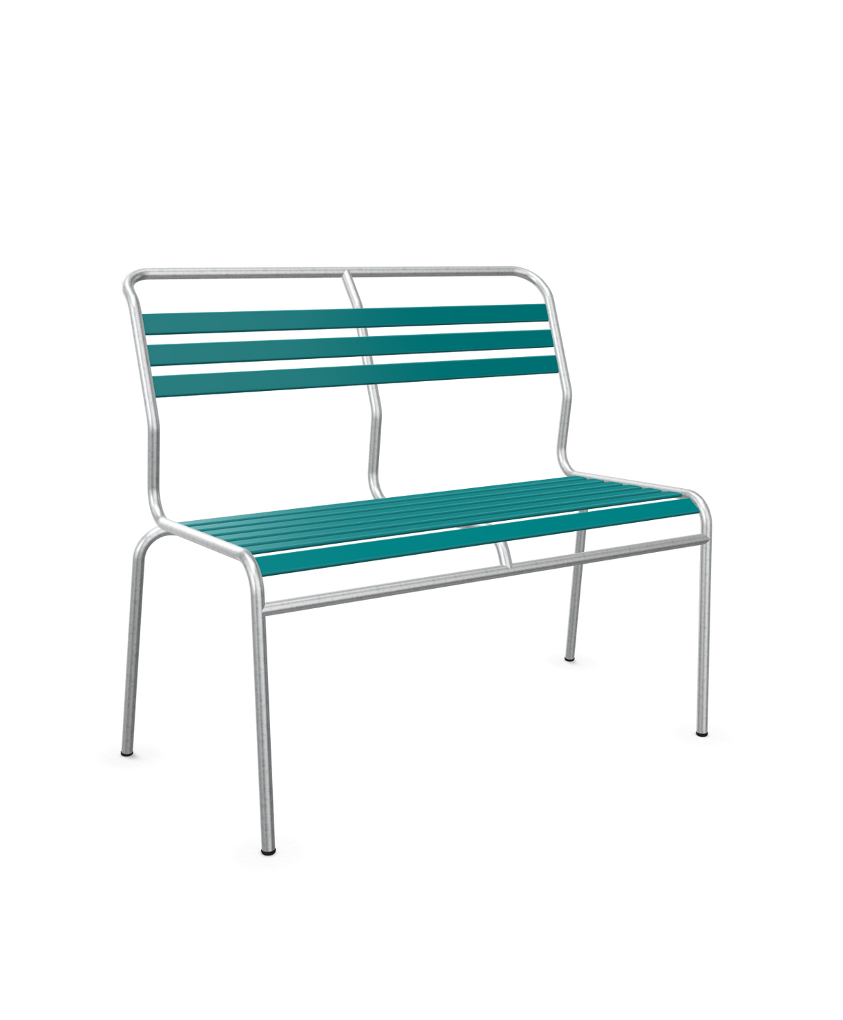 Schaffner Säntis Banc à lattes 2 places sans accoudoirs