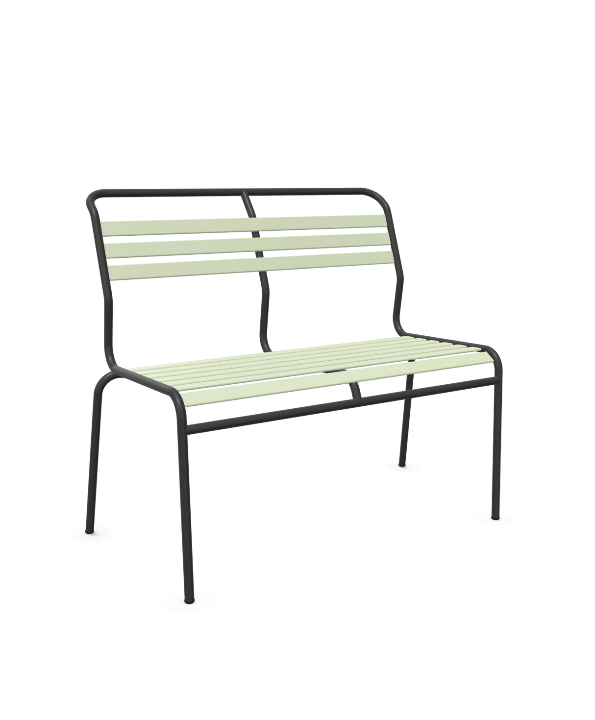 Schaffner Säntis Banc à lattes 2 places sans accoudoirs