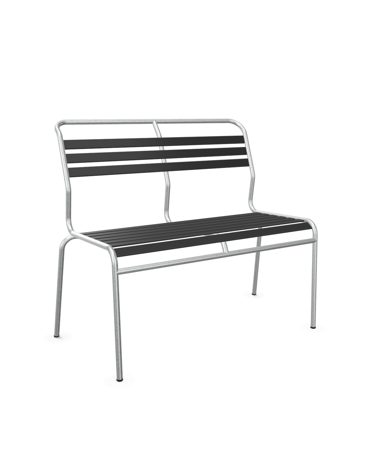 Schaffner Säntis Banc à lattes 2 places sans accoudoirs