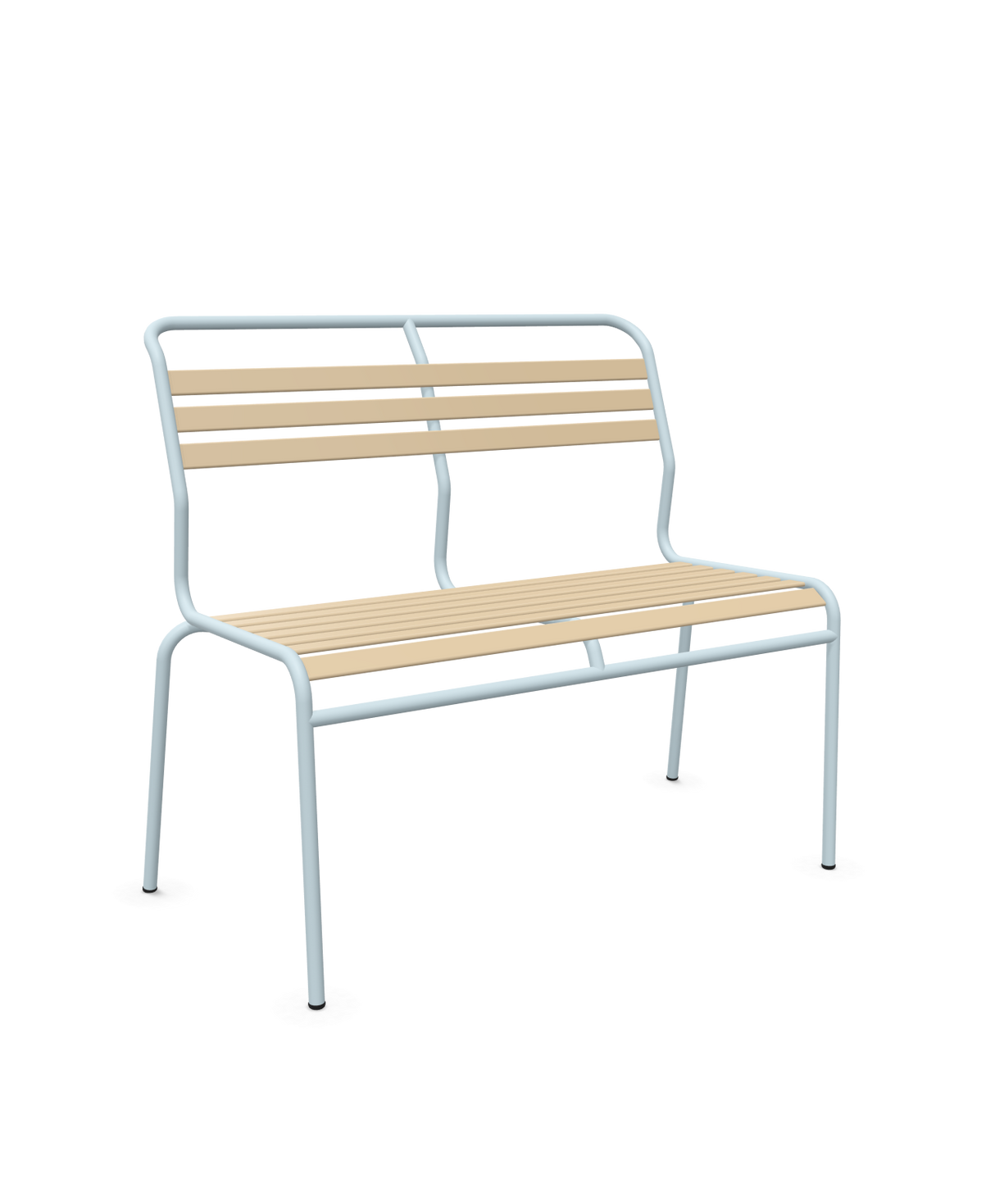 Schaffner Säntis Banc à lattes 2 places sans accoudoirs