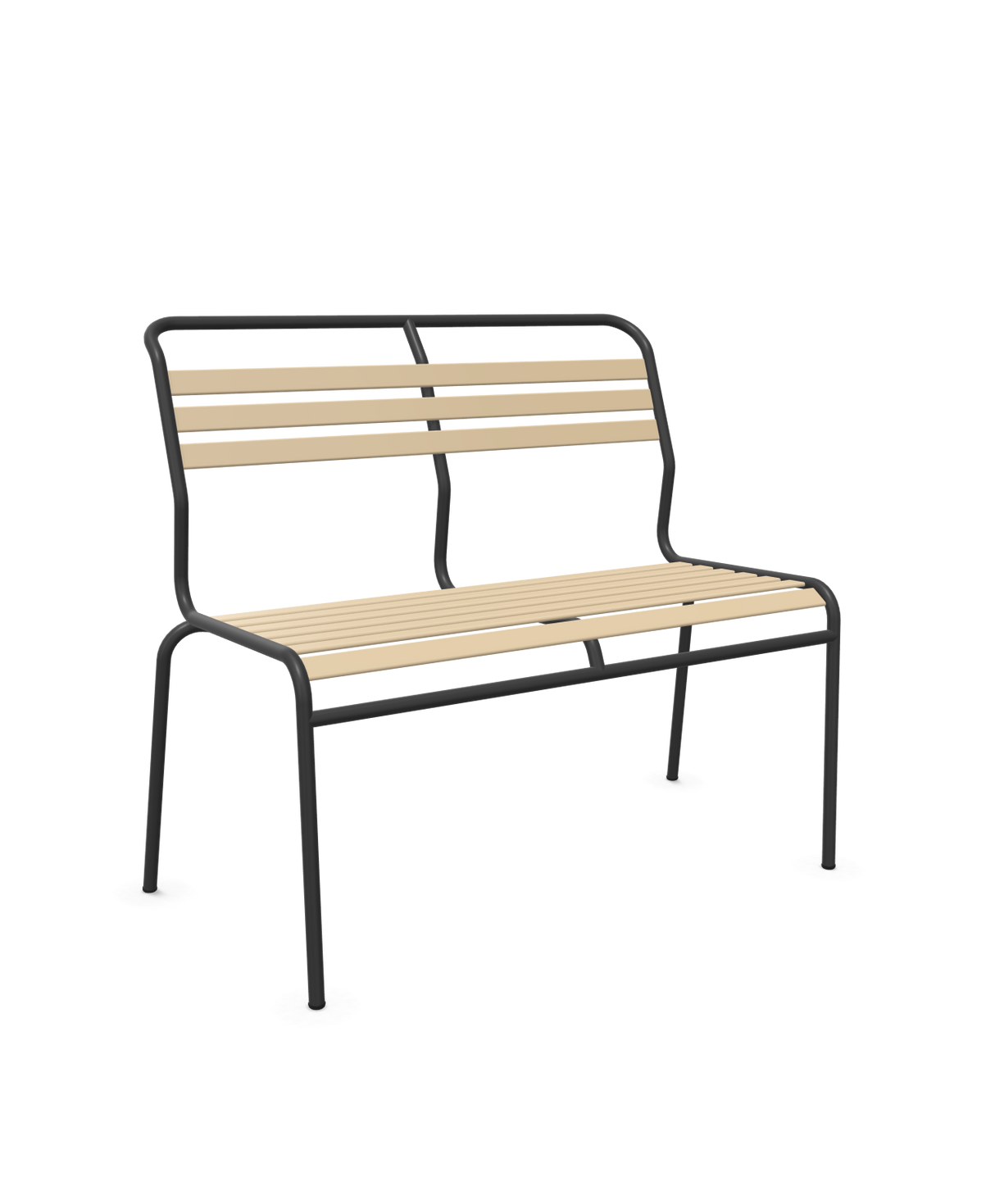 Schaffner Säntis Banc à lattes 2 places sans accoudoirs