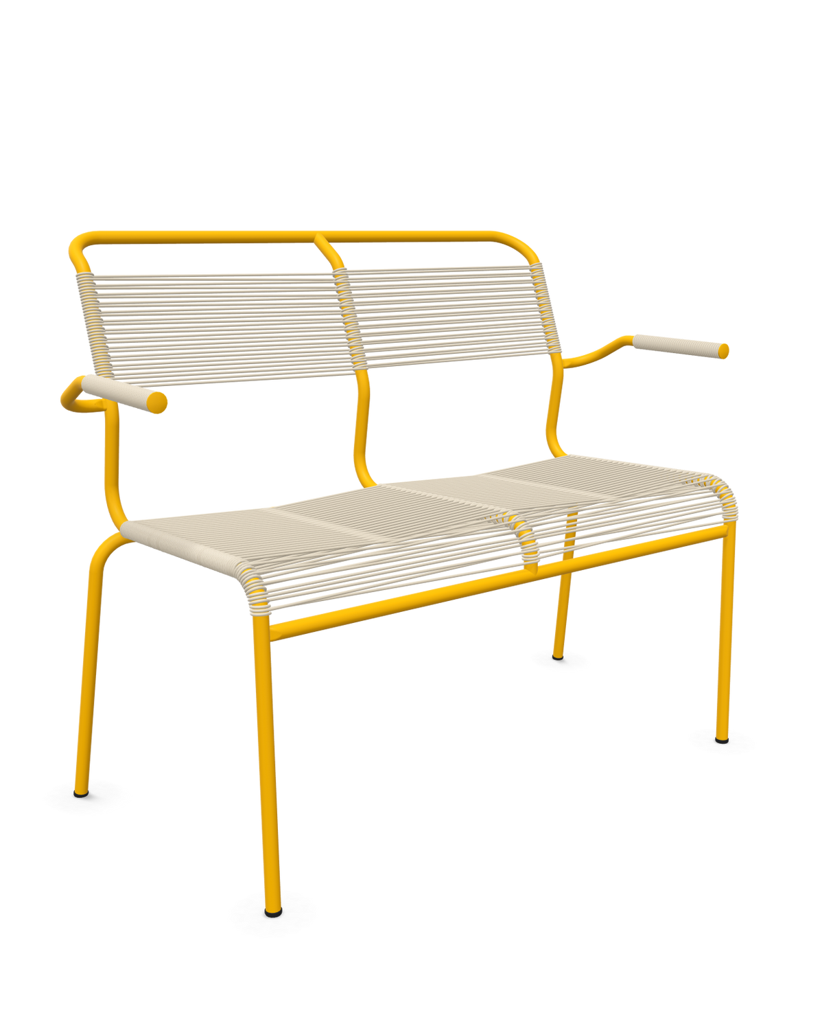 Schaffner Säntis Banc Spaghetti 2 places avec accoudoirs