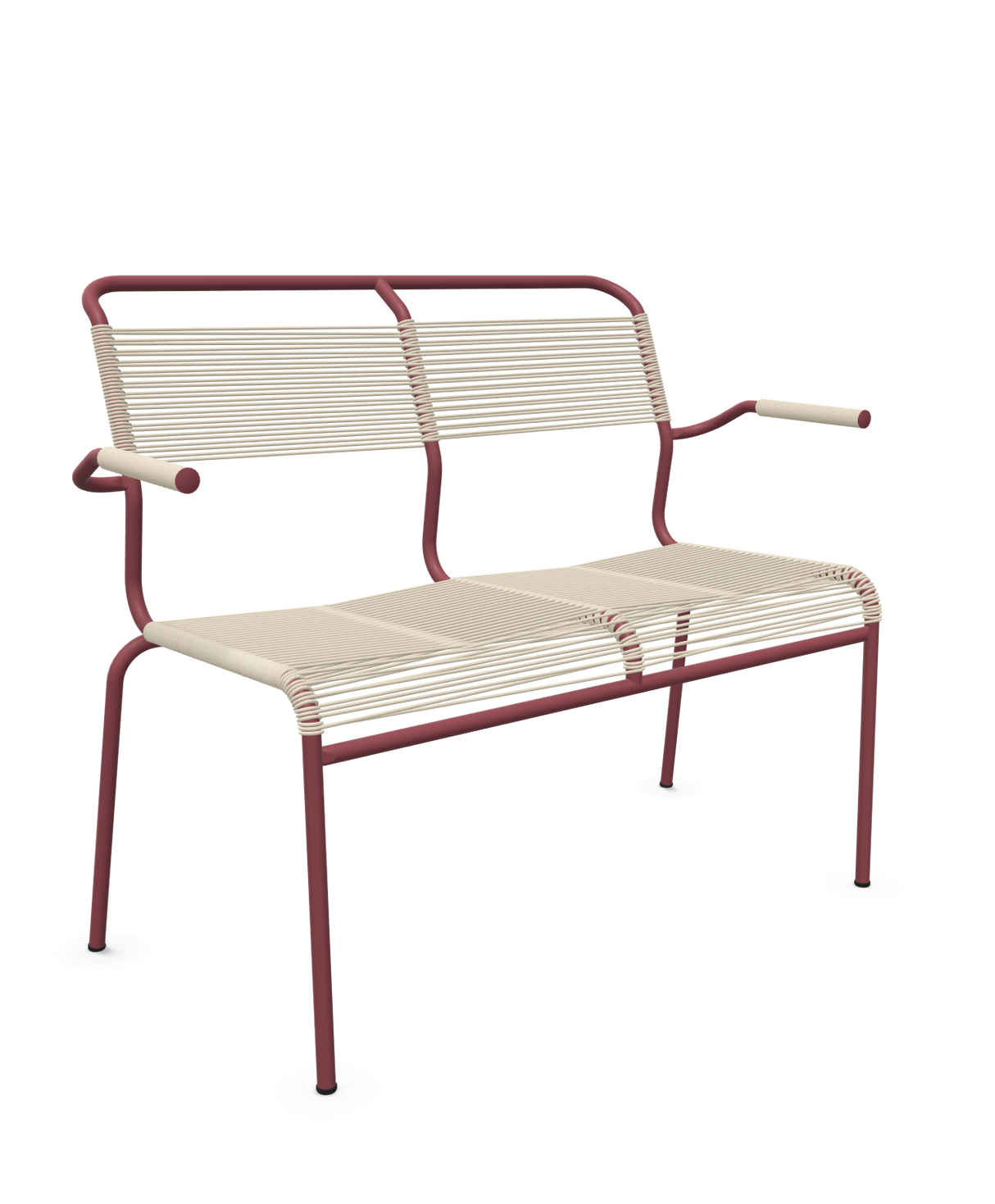 Schaffner Säntis Banc Spaghetti 2 places avec accoudoirs
