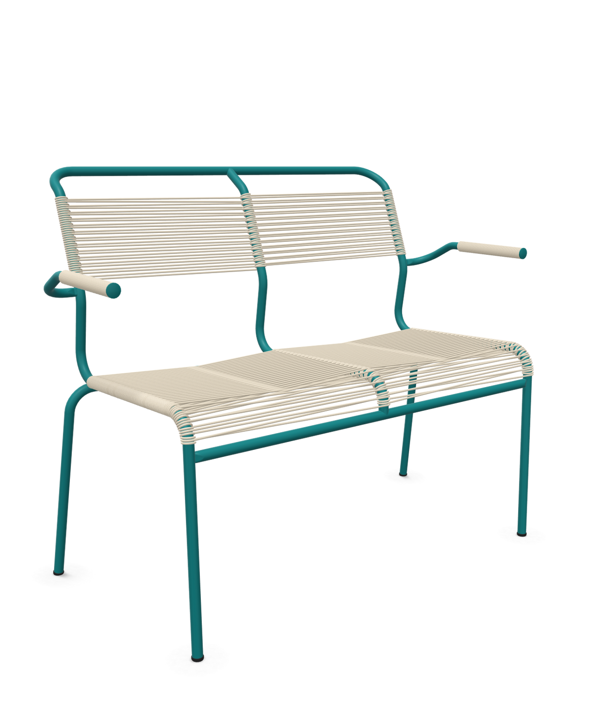 Schaffner Säntis Banc Spaghetti 2 places avec accoudoirs