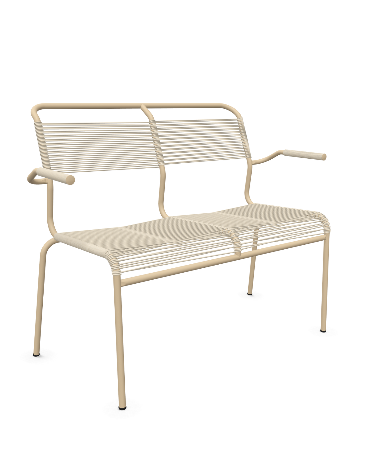 Schaffner Säntis Banc Spaghetti 2 places avec accoudoirs