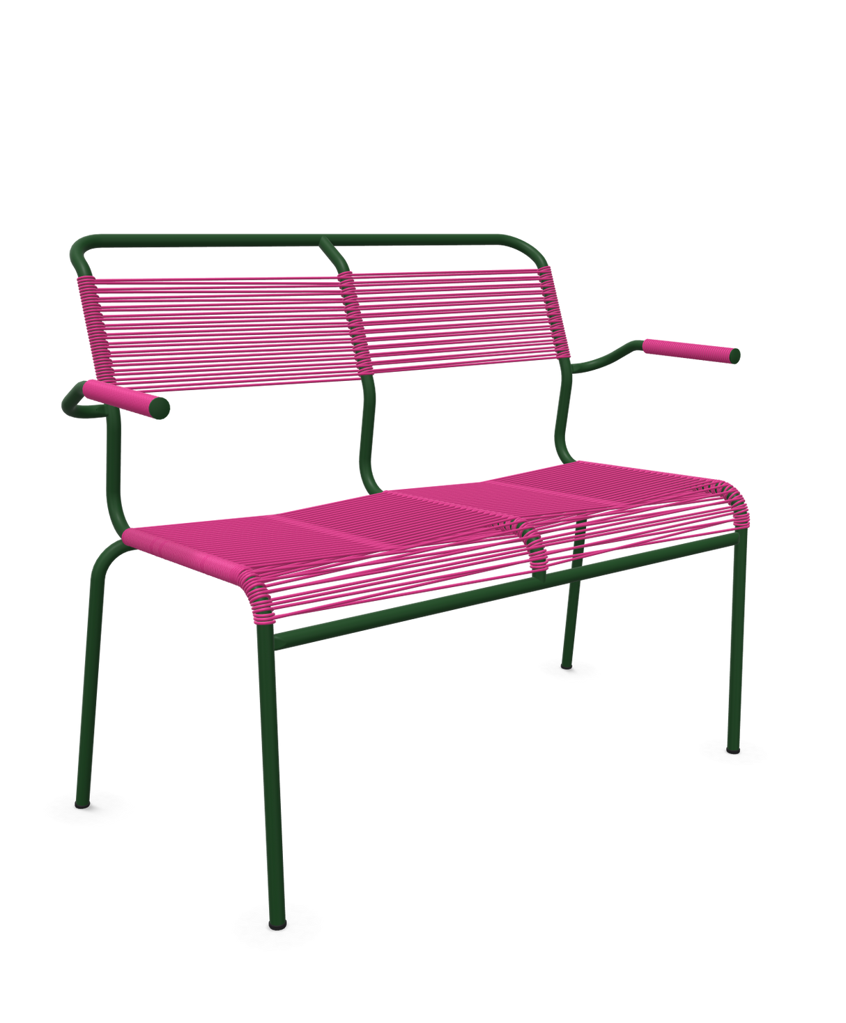 Schaffner Säntis Banc Spaghetti 2 places avec accoudoirs
