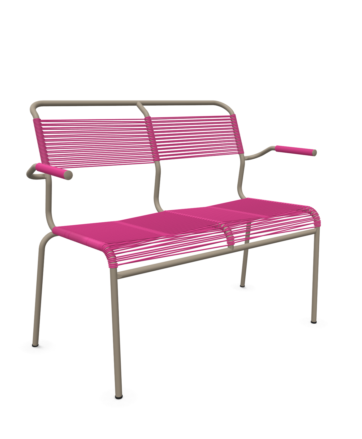 Schaffner Säntis Banc Spaghetti 2 places avec accoudoirs