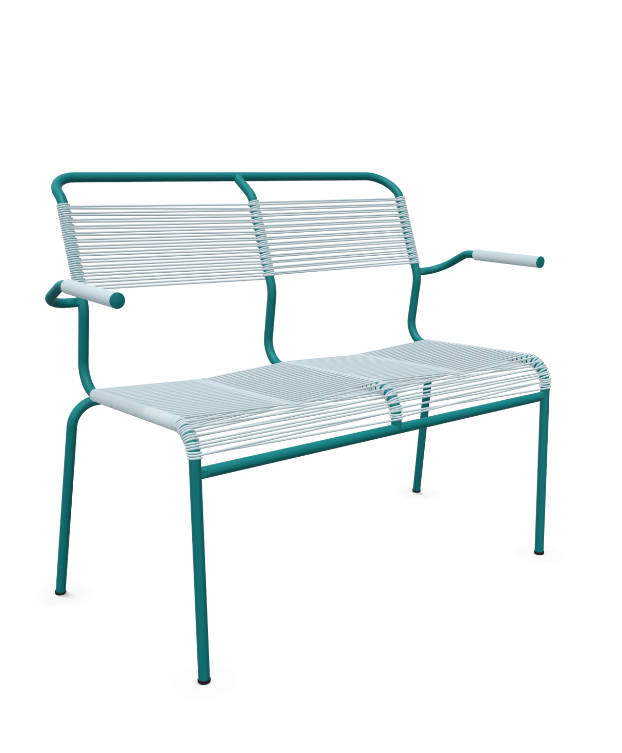 Schaffner Säntis Banc Spaghetti 2 places avec accoudoirs