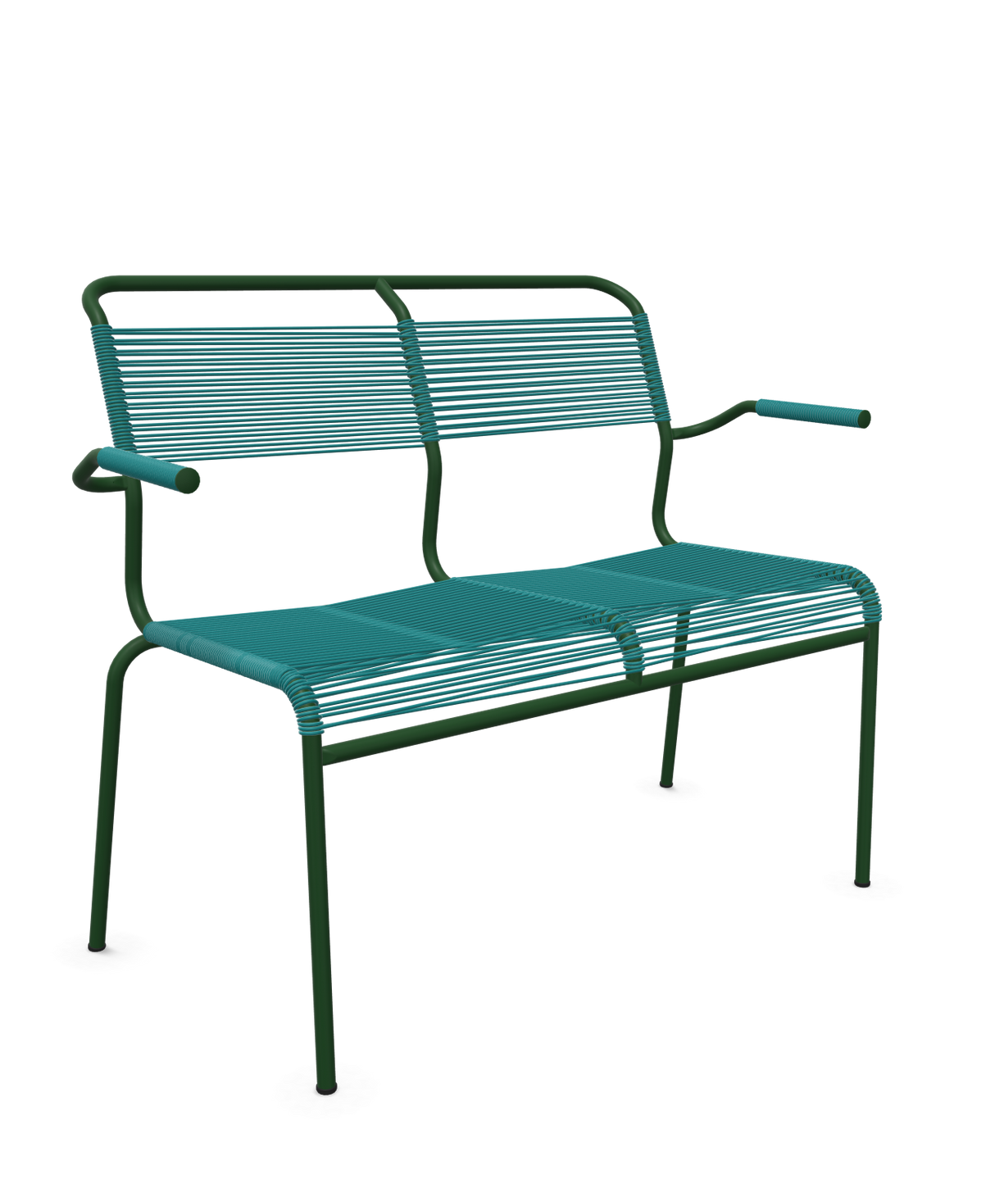 Schaffner Säntis Banc Spaghetti 2 places avec accoudoirs