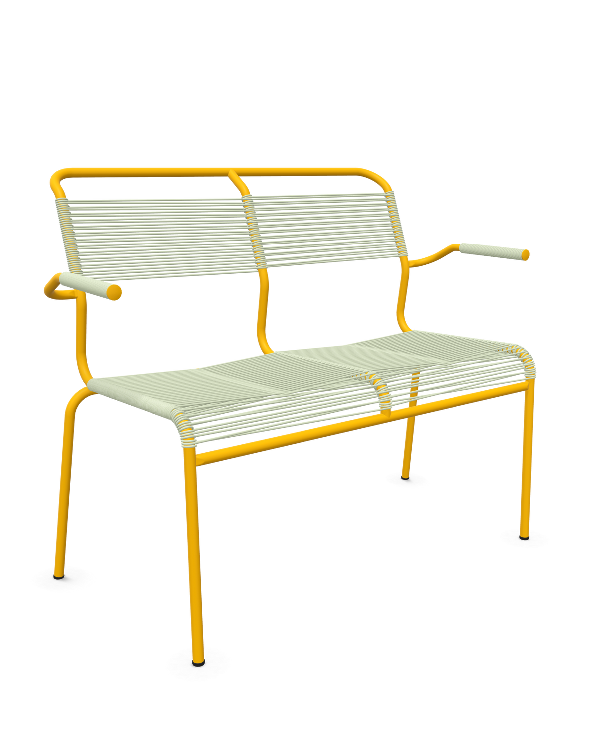 Schaffner Säntis Banc Spaghetti 2 places avec accoudoirs