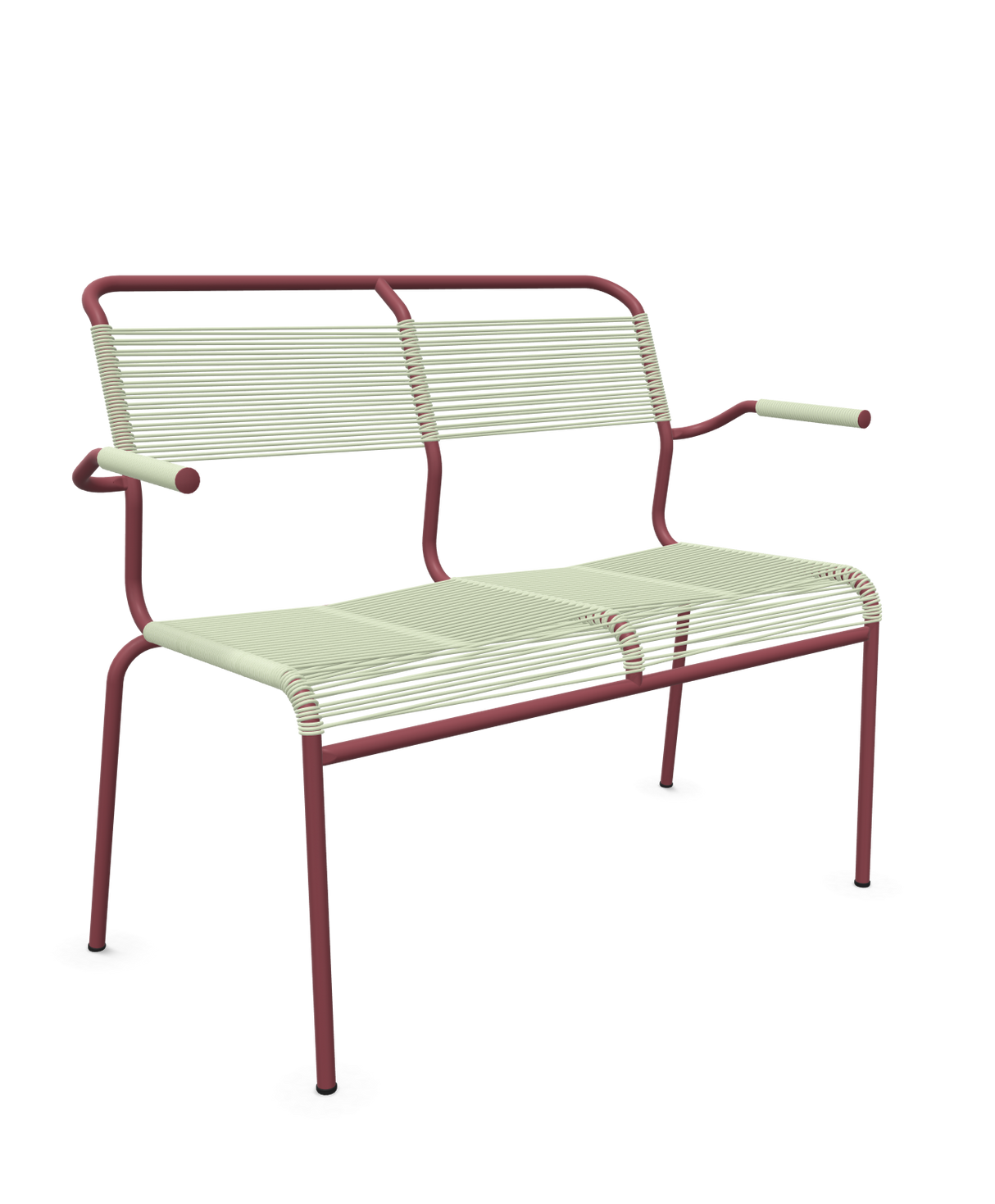 Schaffner Säntis Banc Spaghetti 2 places avec accoudoirs