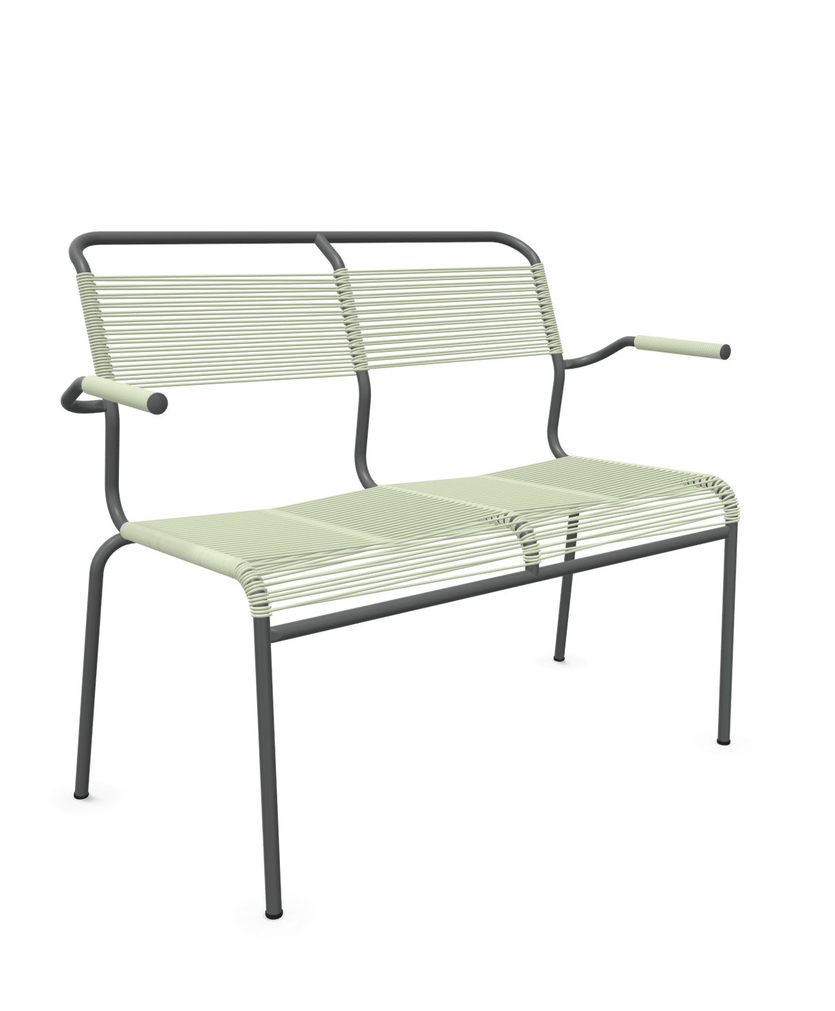 Schaffner Säntis Banc Spaghetti 2 places avec accoudoirs