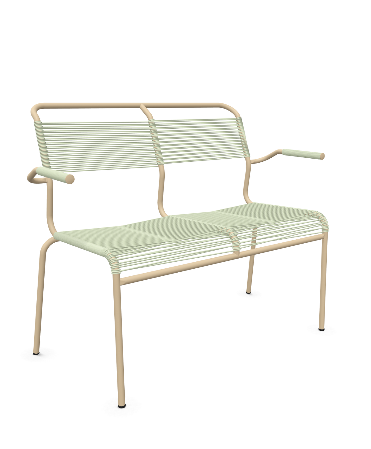 Schaffner Säntis Banc Spaghetti 2 places avec accoudoirs