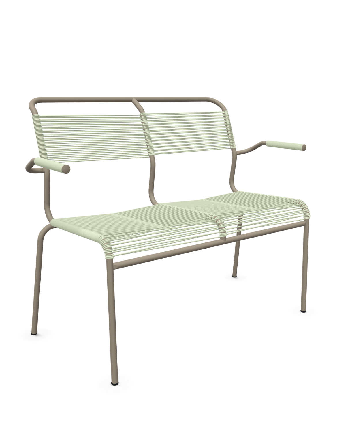 Schaffner Säntis Banc Spaghetti 2 places avec accoudoirs
