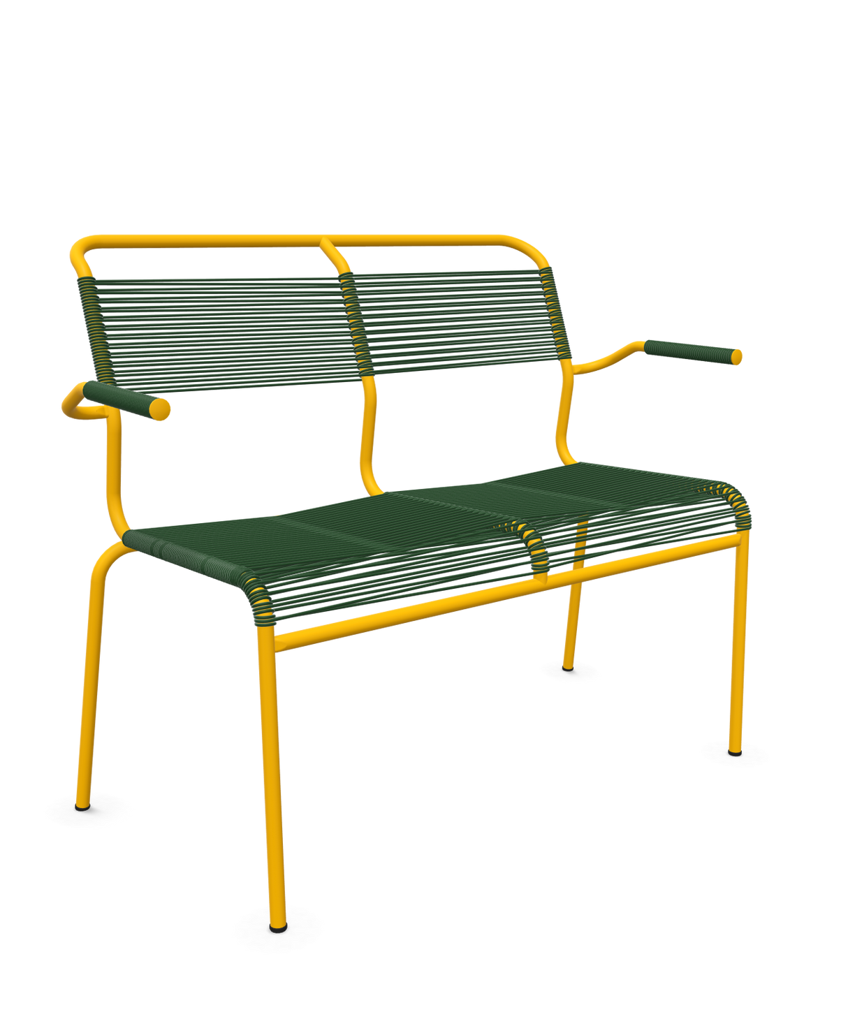Schaffner Säntis Banc Spaghetti 2 places avec accoudoirs