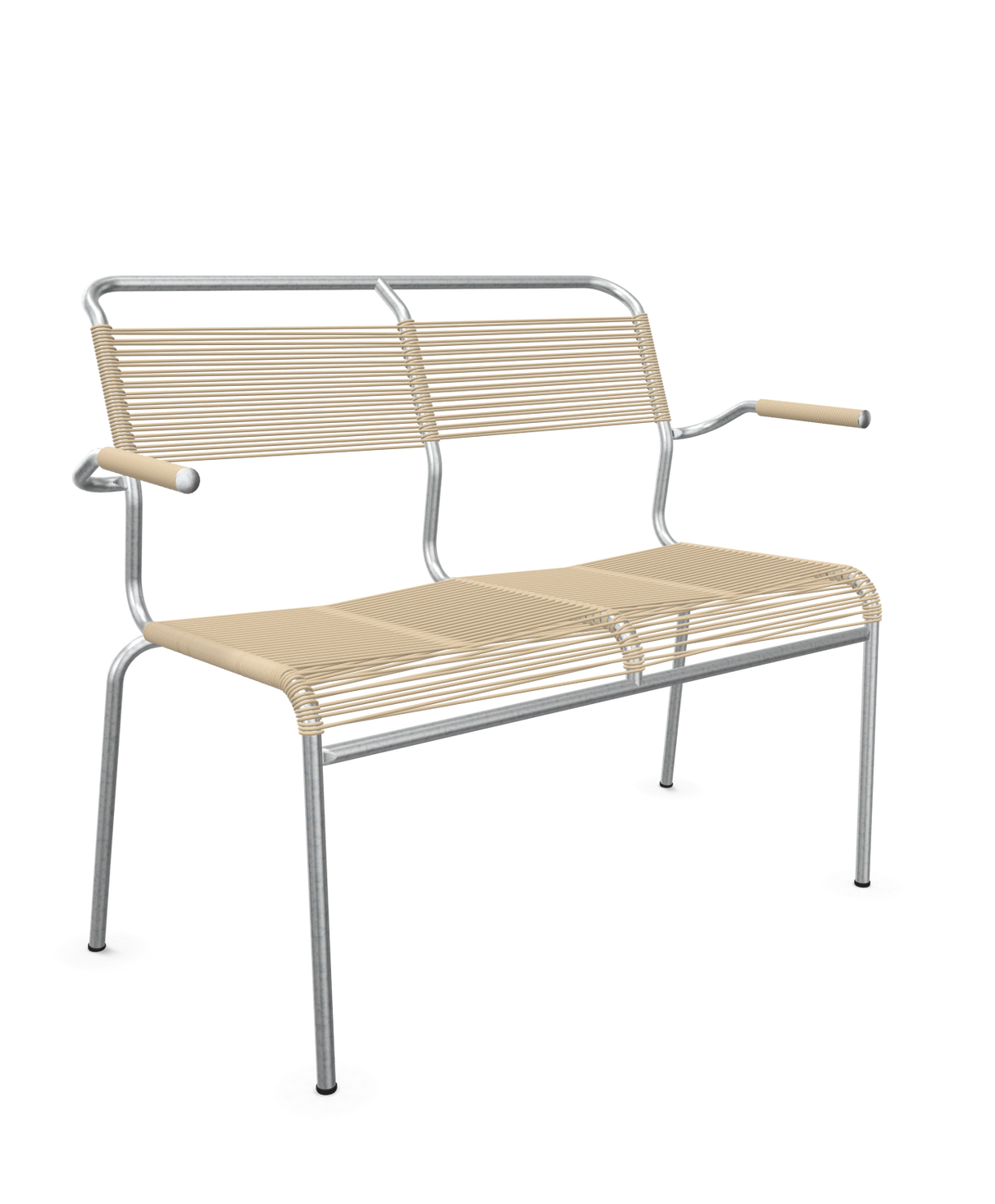 Schaffner Säntis Banc Spaghetti 2 places avec accoudoirs