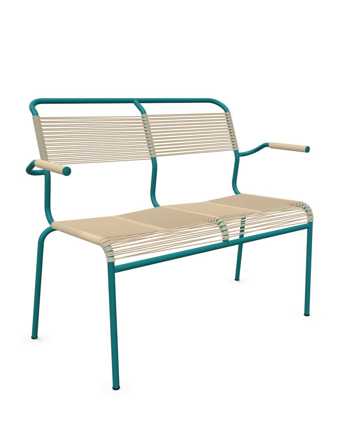 Schaffner Säntis Banc Spaghetti 2 places avec accoudoirs