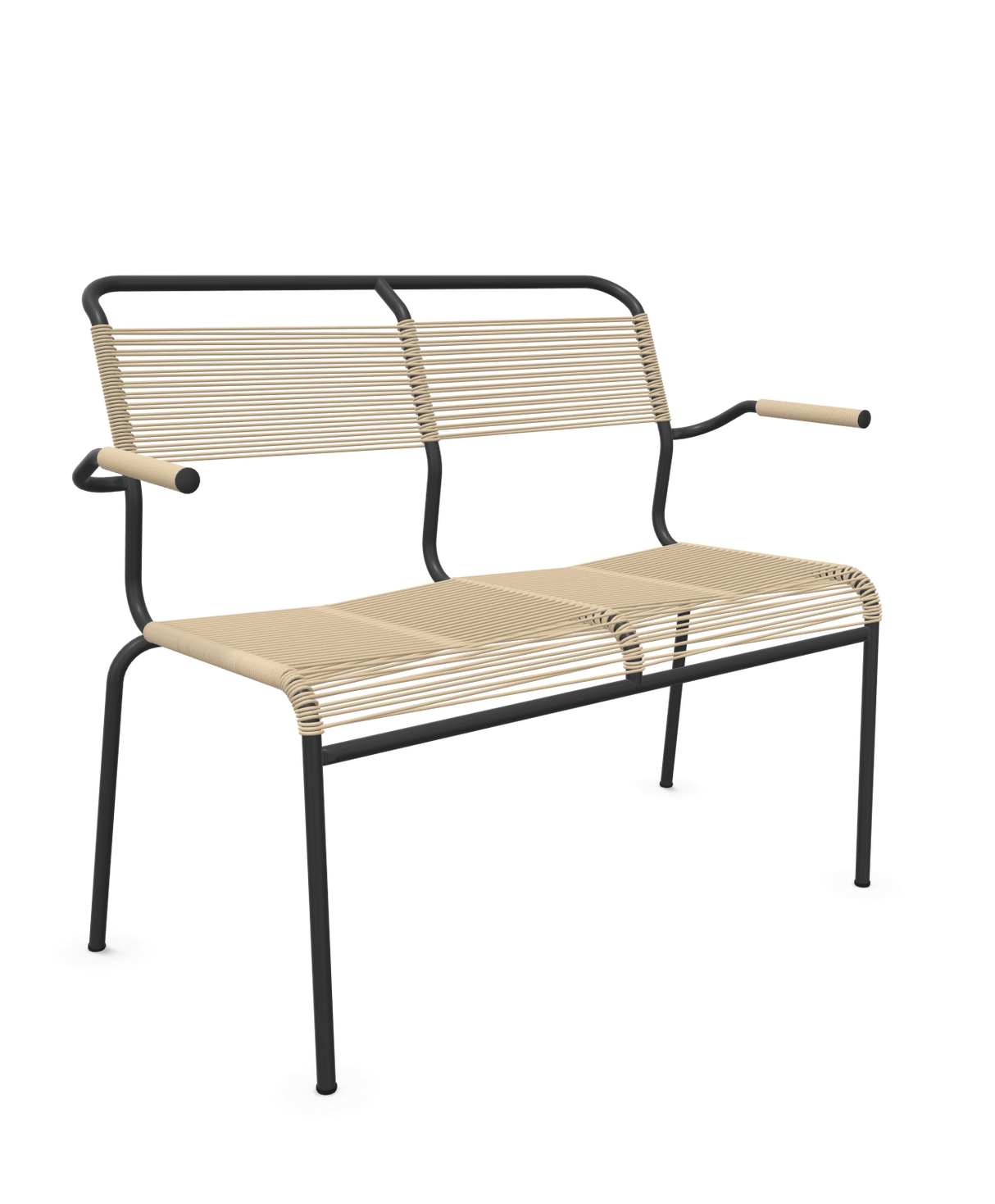 Schaffner Säntis Banc Spaghetti 2 places avec accoudoirs