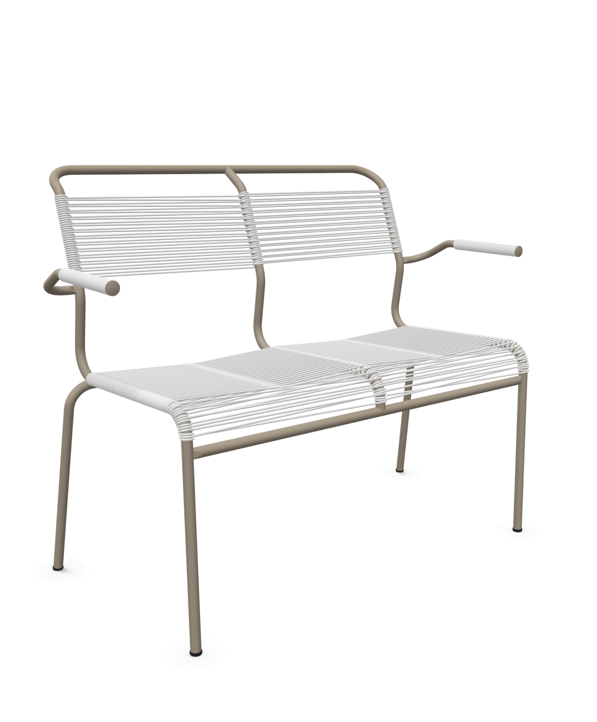 Schaffner Säntis Banc Spaghetti 2 places avec accoudoirs