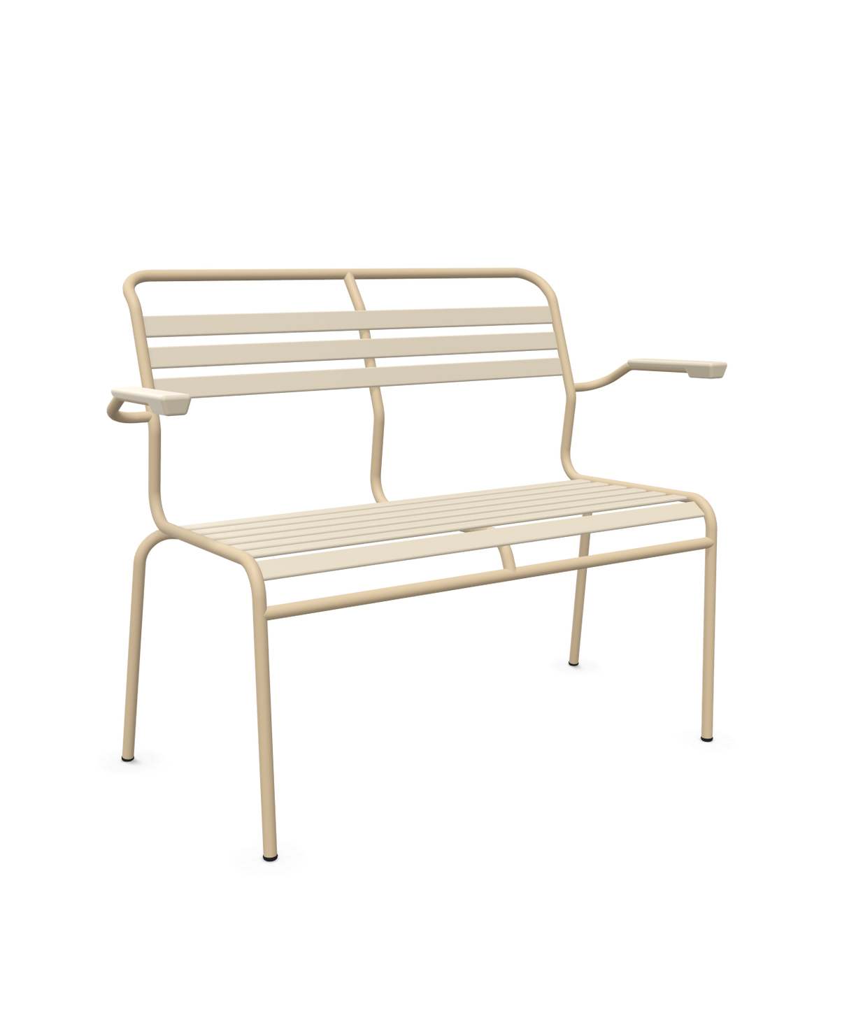 Schaffner Säntis Banc à lattes 2 places avec accoudoirs