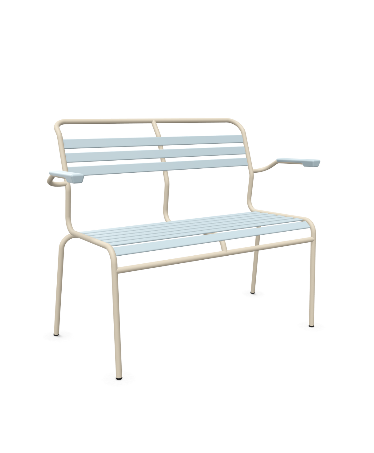 Schaffner Säntis Banc à lattes 2 places avec accoudoirs