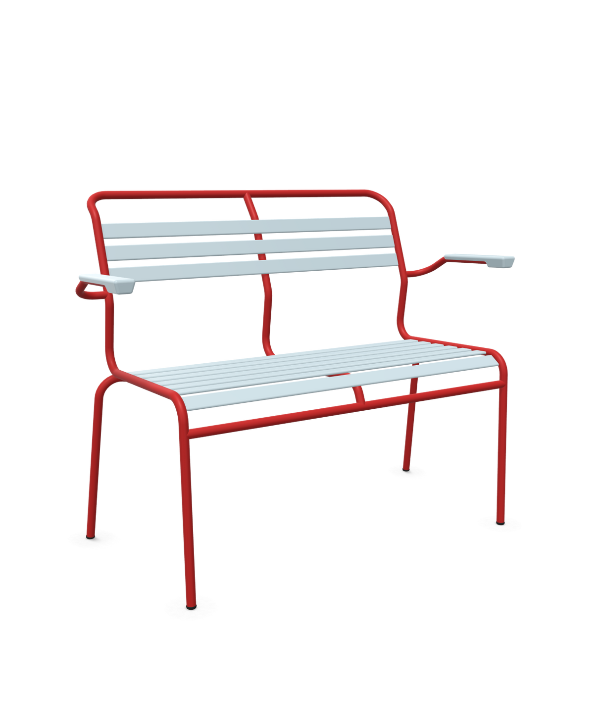 Schaffner Säntis Banc à lattes 2 places avec accoudoirs