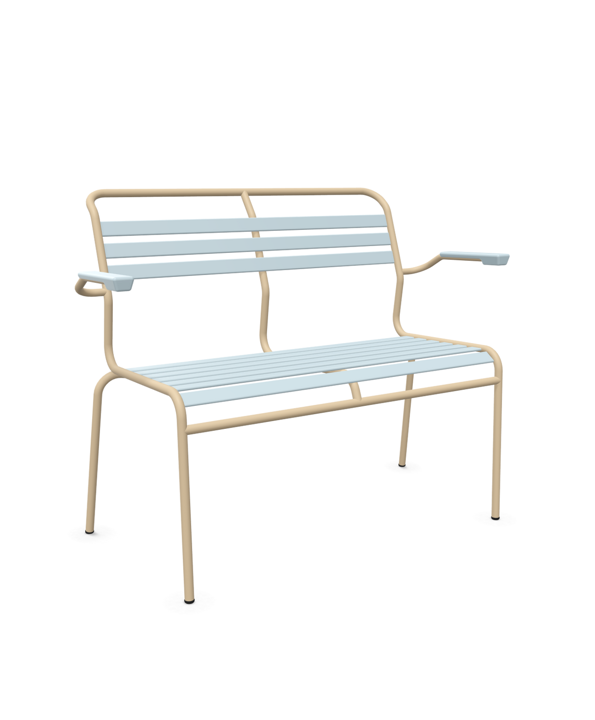 Schaffner Säntis Banc à lattes 2 places avec accoudoirs