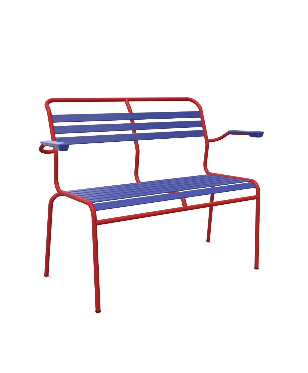 Schaffner Säntis Banc à lattes 2 places avec accoudoirs