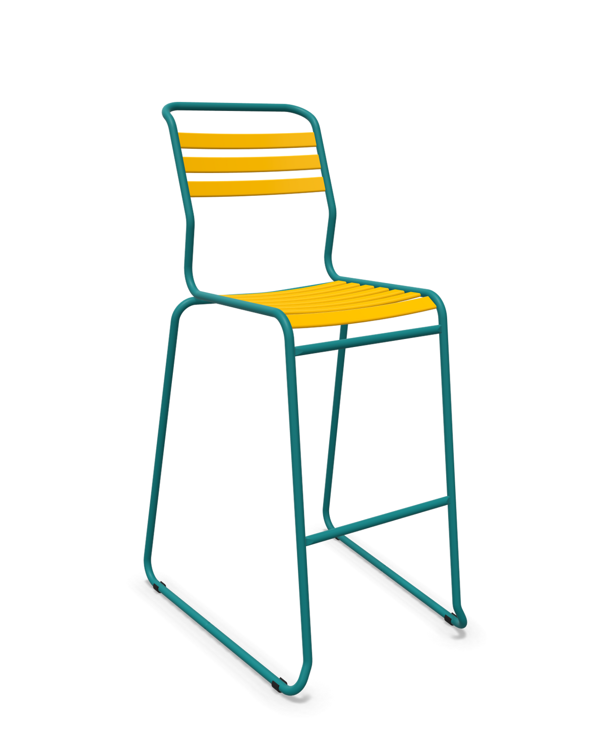 Schaffner Säntis Hocker Freischwinger mit Lattenrost