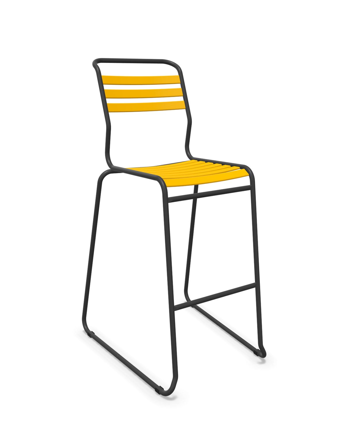 Schaffner Säntis Hocker Freischwinger mit Lattenrost