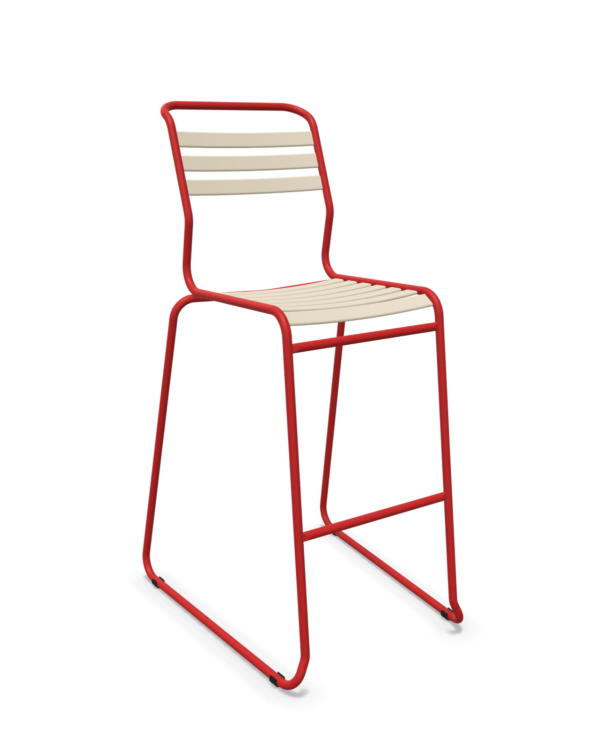 Schaffner Säntis Hocker Freischwinger mit Lattenrost