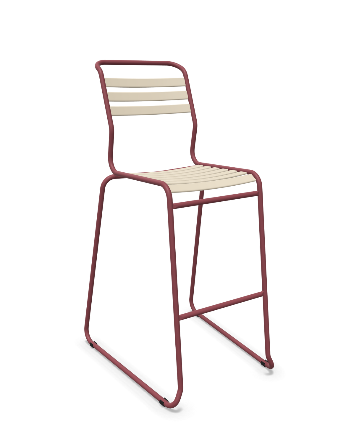 Schaffner Säntis Hocker Freischwinger mit Lattenrost
