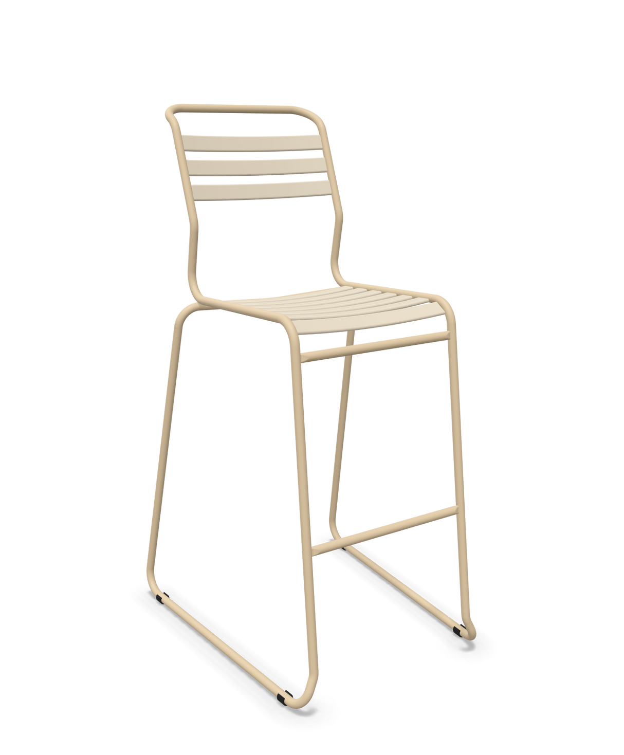 Schaffner Säntis Hocker Freischwinger mit Lattenrost