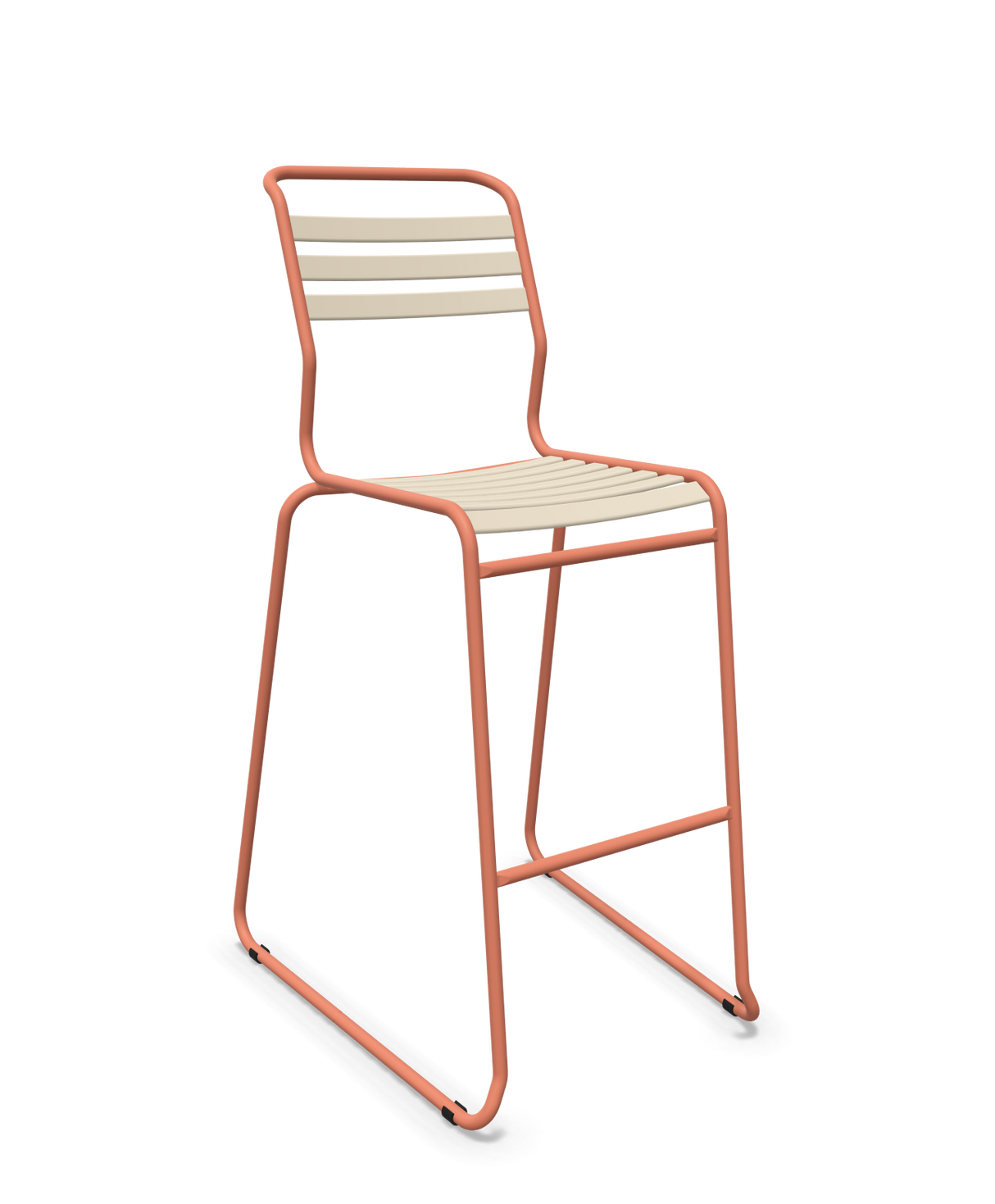 Schaffner Säntis Hocker Freischwinger mit Lattenrost