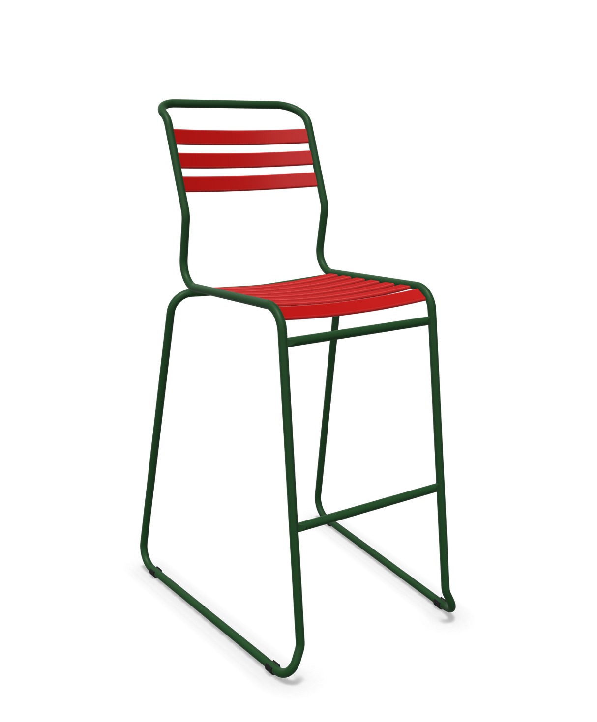 Schaffner Säntis Hocker Freischwinger mit Lattenrost
