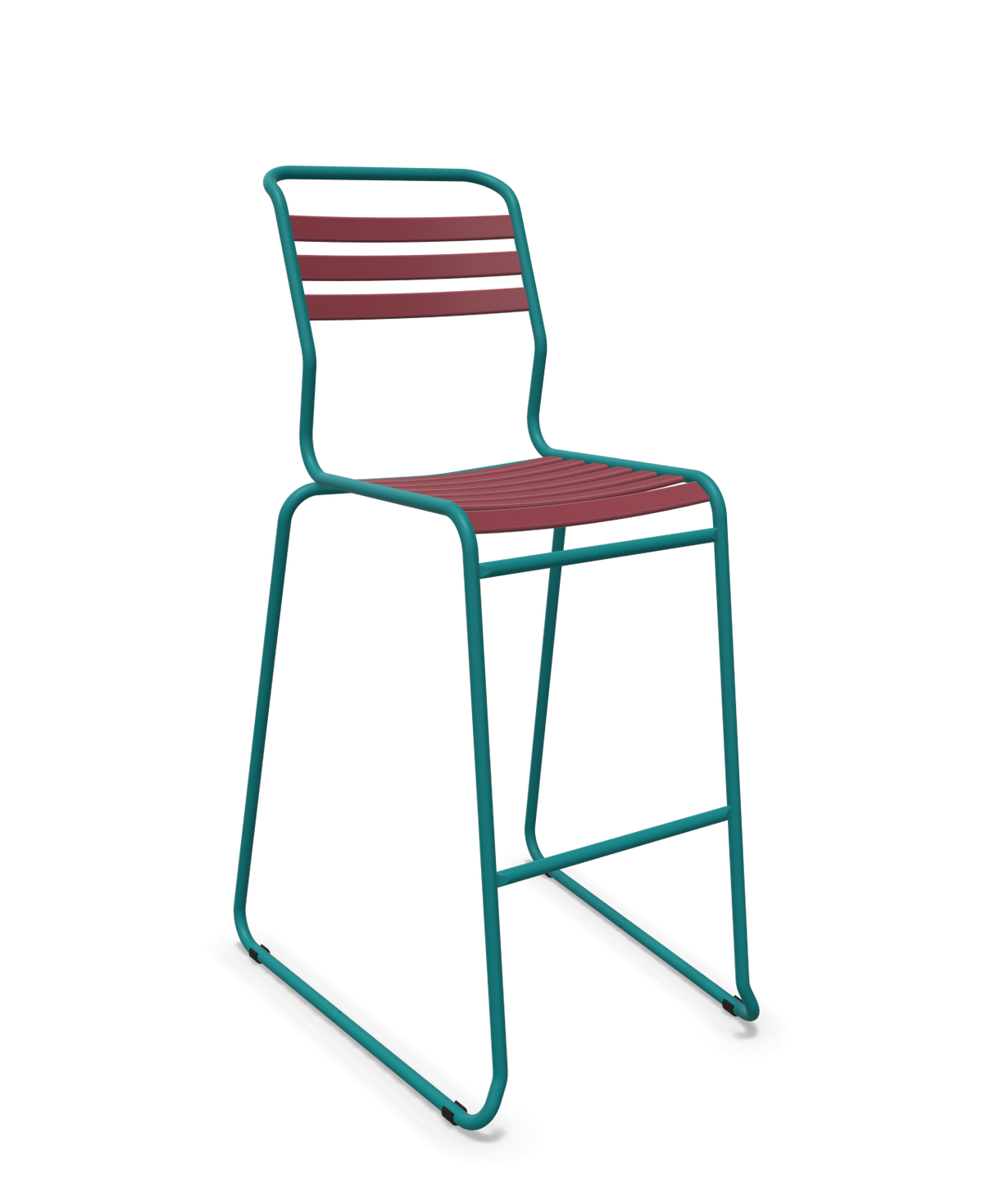 Schaffner Säntis Hocker Freischwinger mit Lattenrost