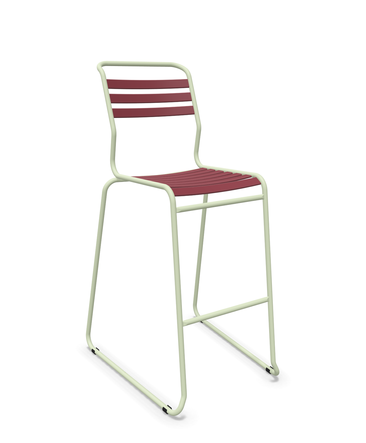 Schaffner Säntis Hocker Freischwinger mit Lattenrost