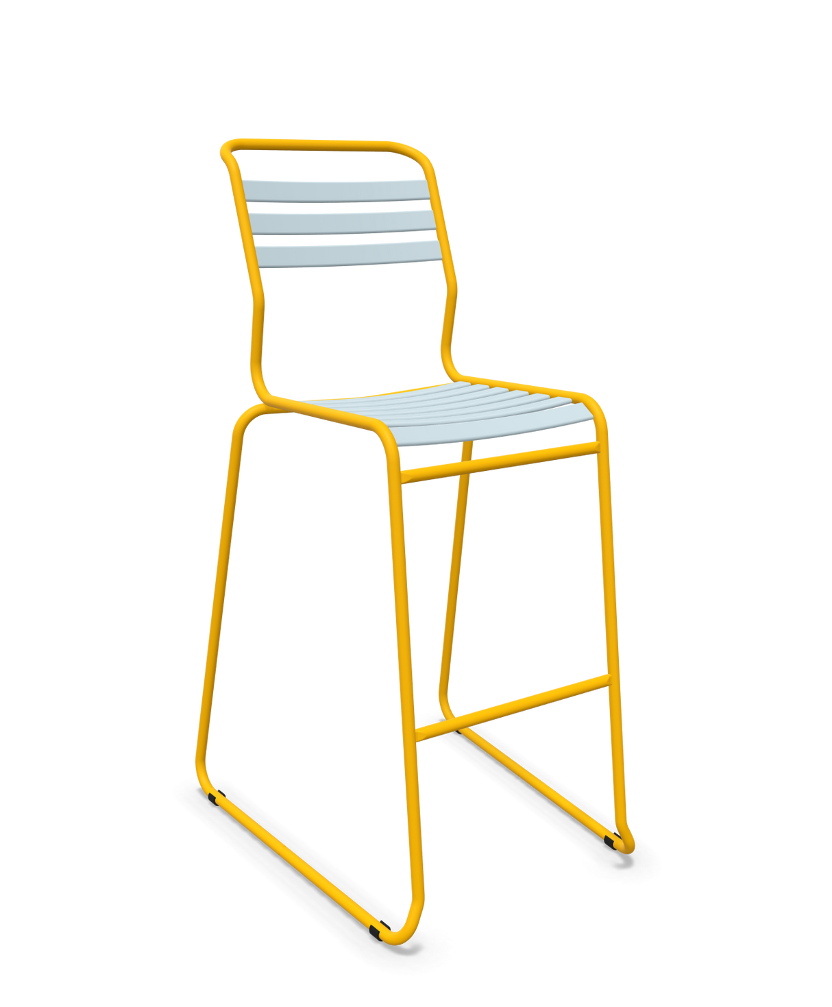 Schaffner Säntis Hocker Freischwinger mit Lattenrost