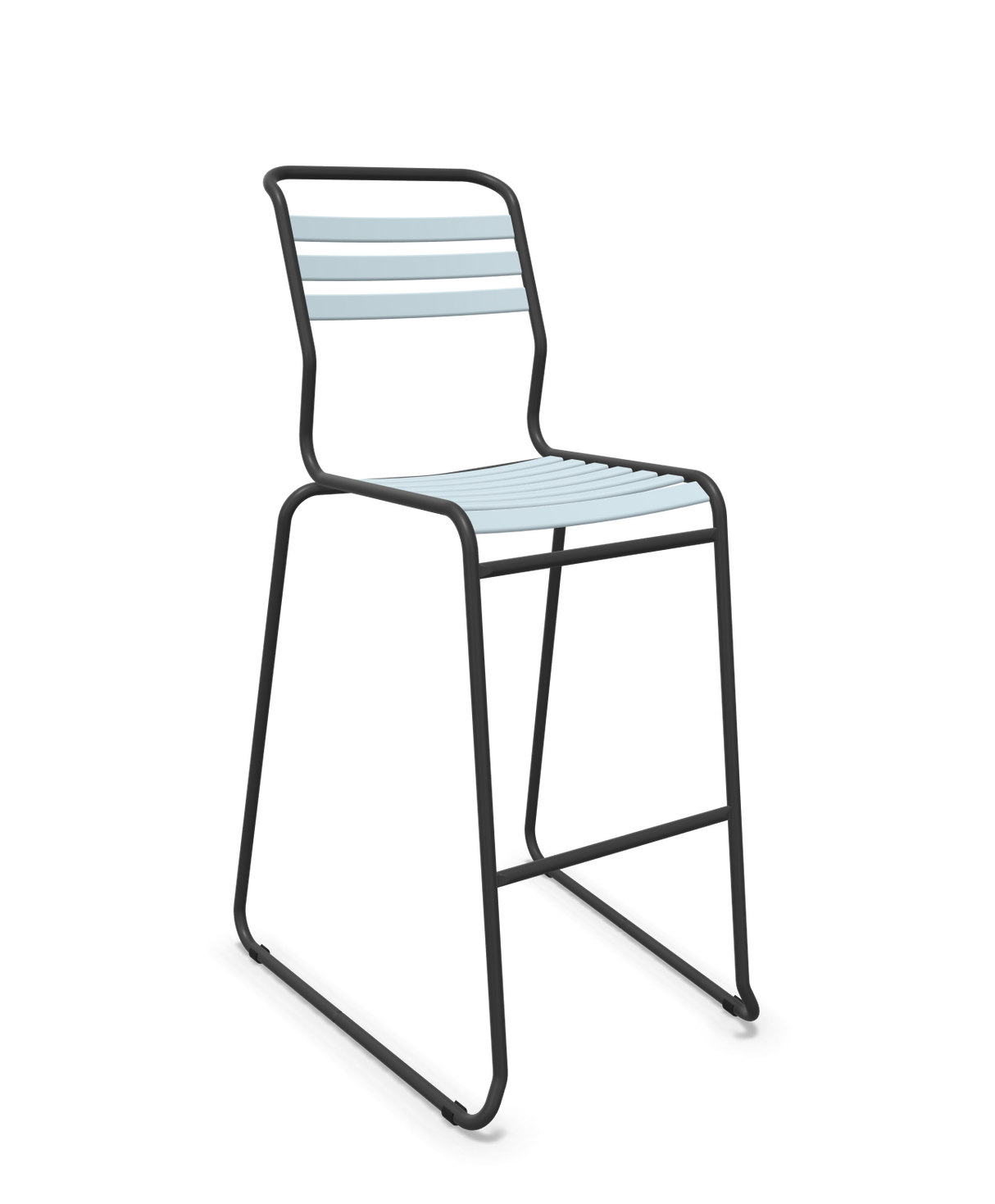 Schaffner Säntis Hocker Freischwinger mit Lattenrost
