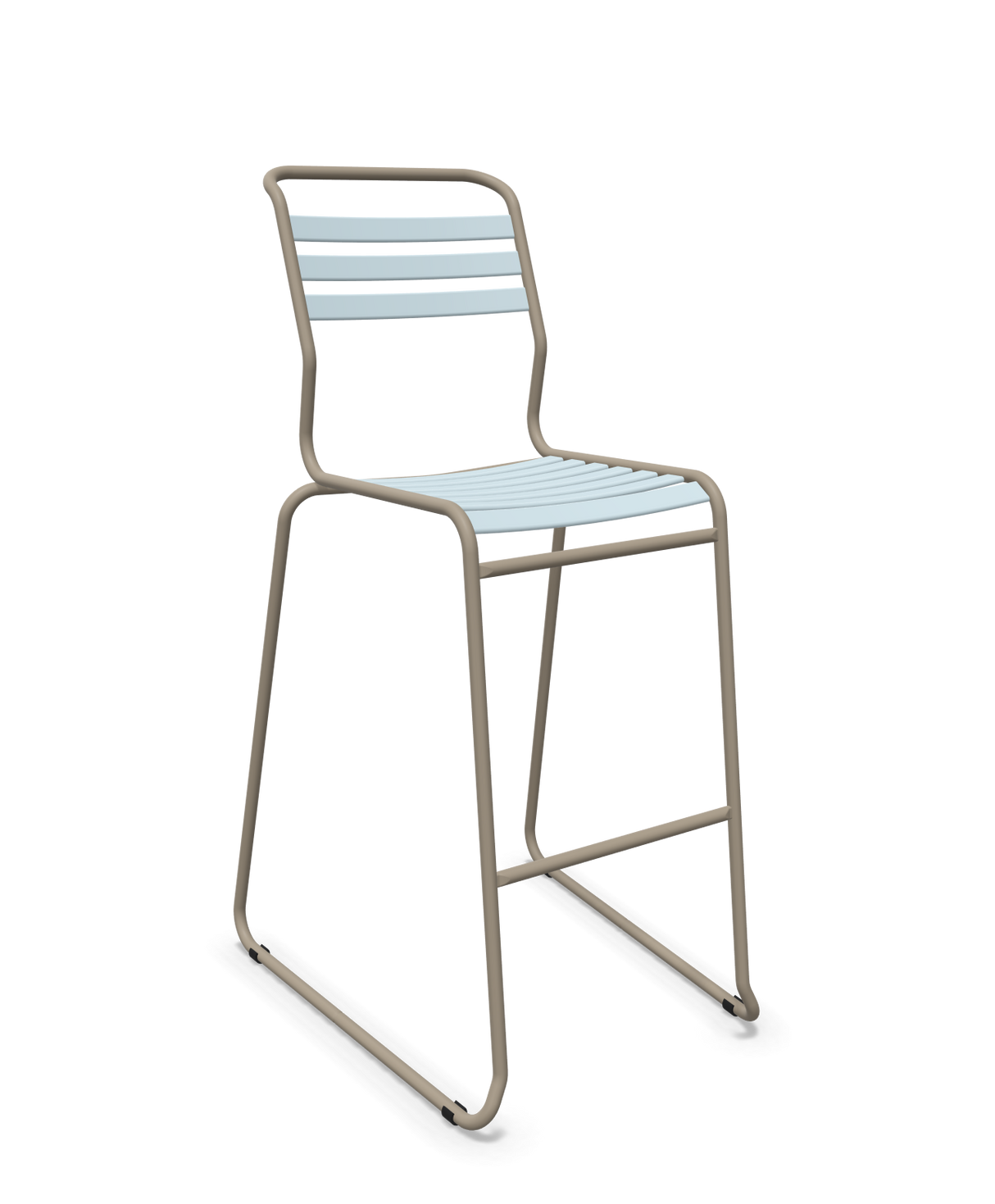 Schaffner Säntis Hocker Freischwinger mit Lattenrost